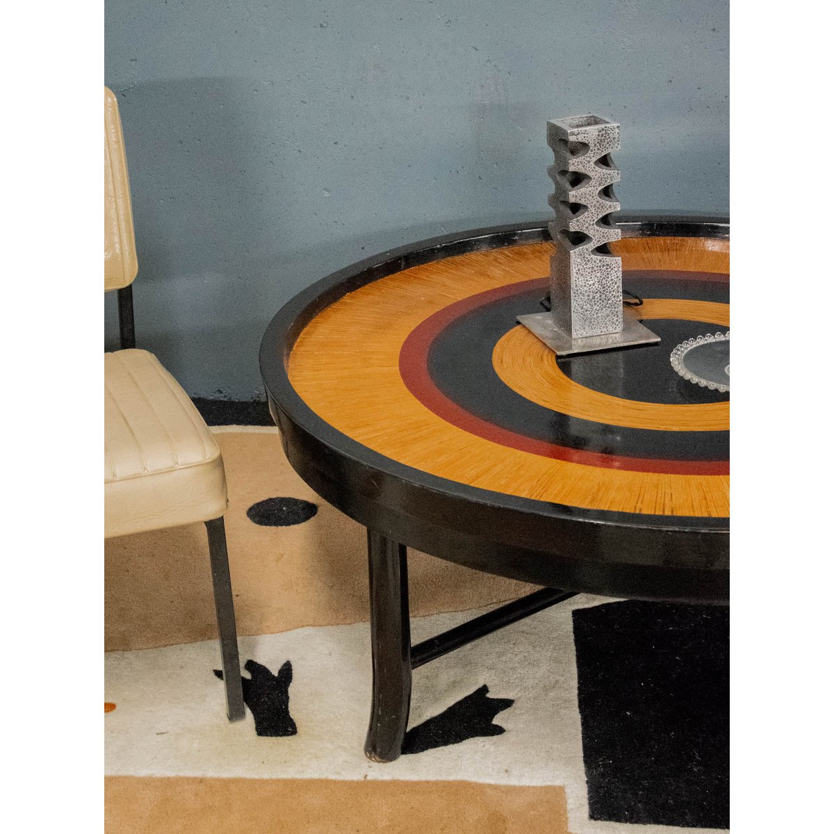 Table basse en bois japonisante Donna N°686 - Bon état bois clair, DEBONGOUT