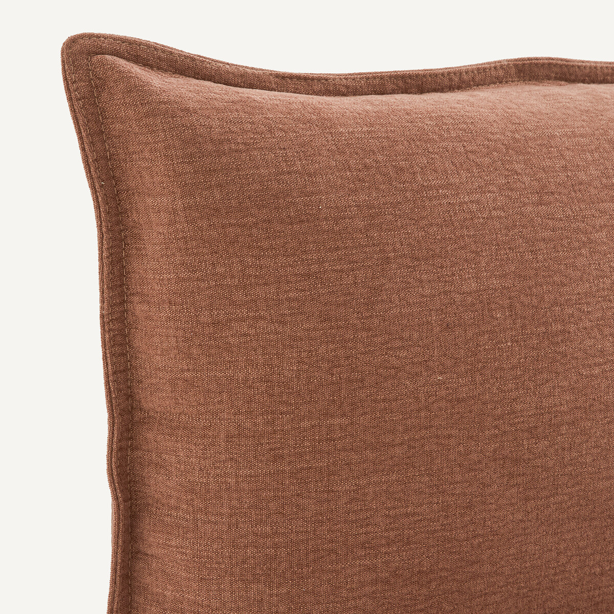Fauteuil en chêne, plaqué chêne et tissu polyester et lin, DILMA bois de rose, AM.PM