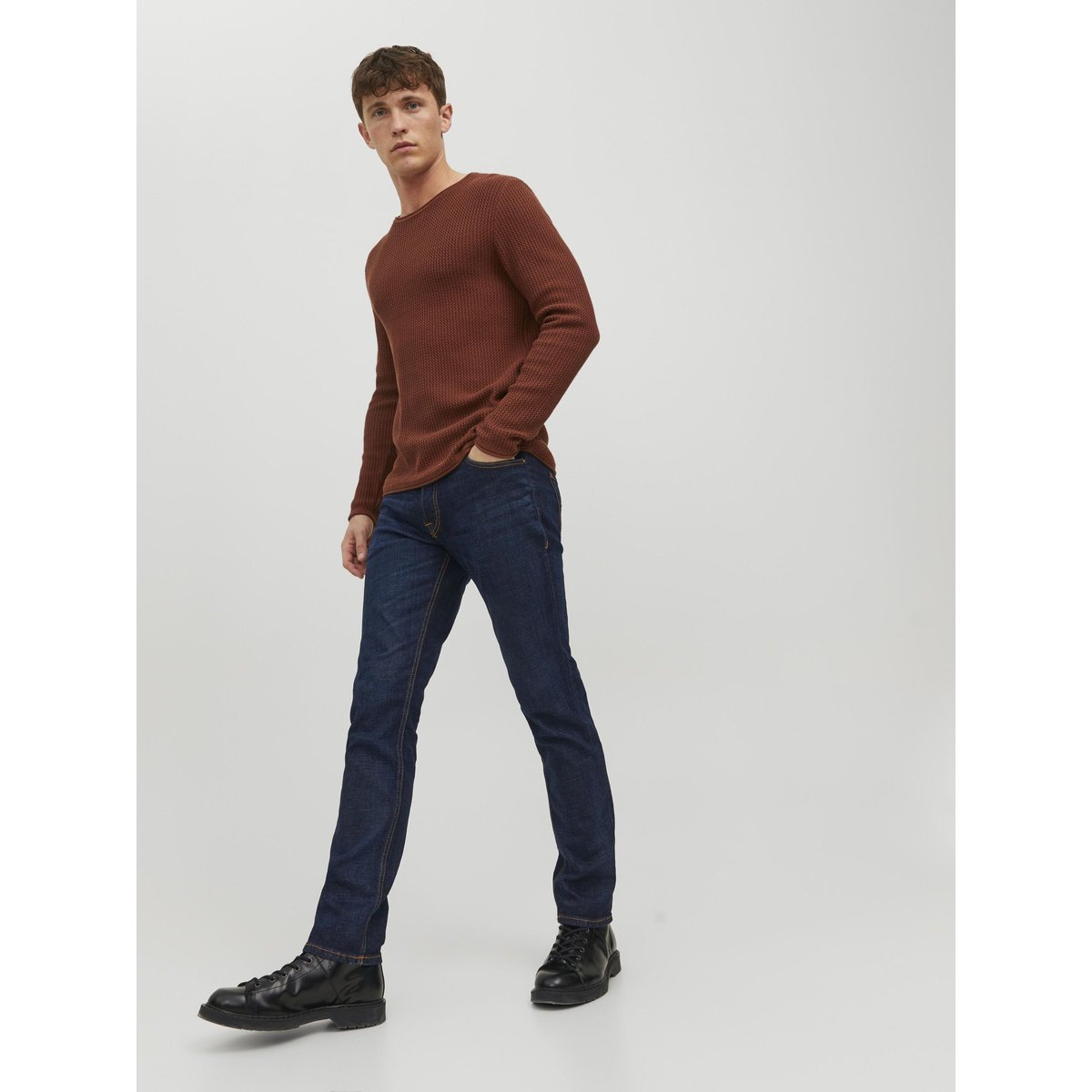 Jean Droit Iclark Original Jos 871 stone, JACK & JONES
