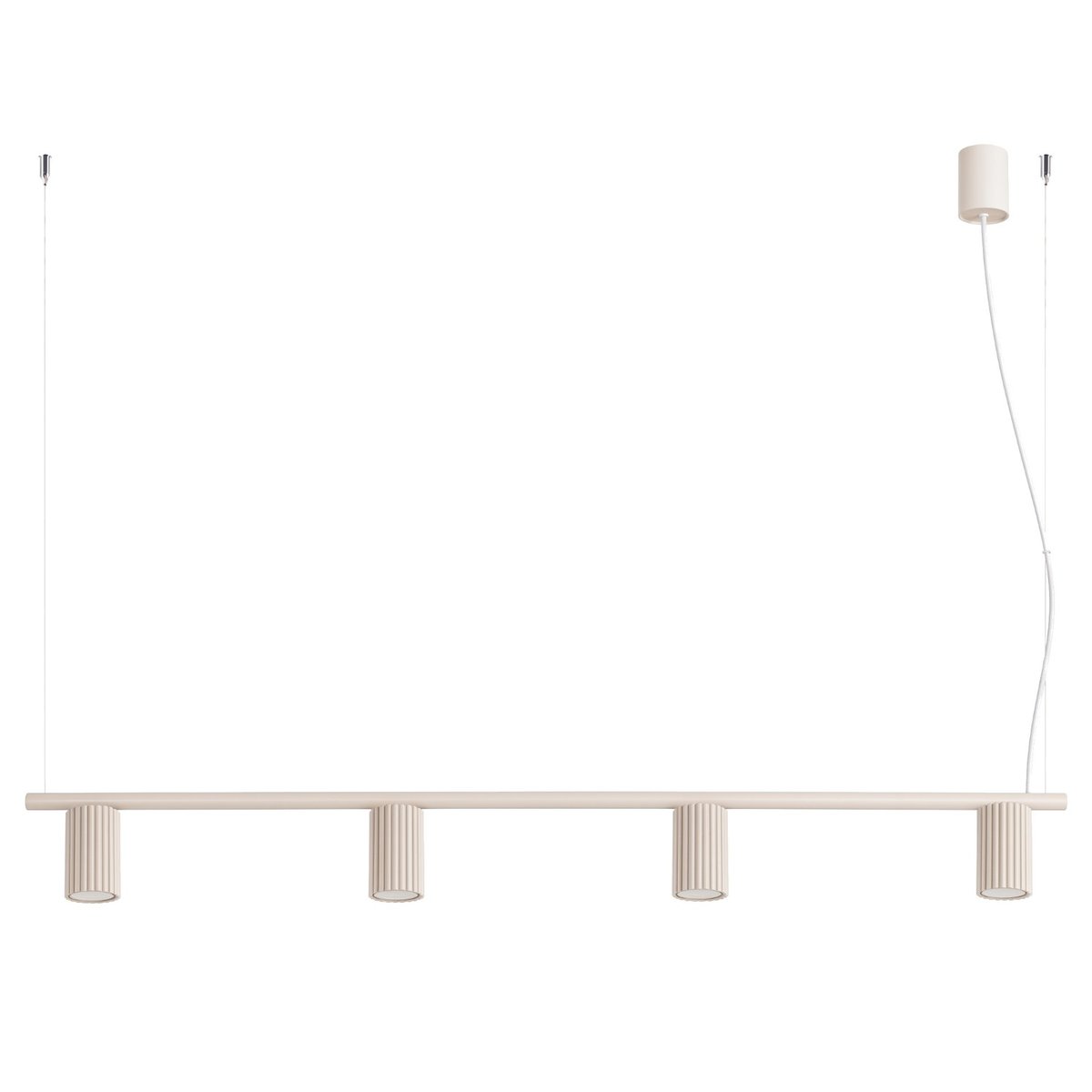 Lustre Aluminium Beige GU10 4 KARBON beige, EDEN