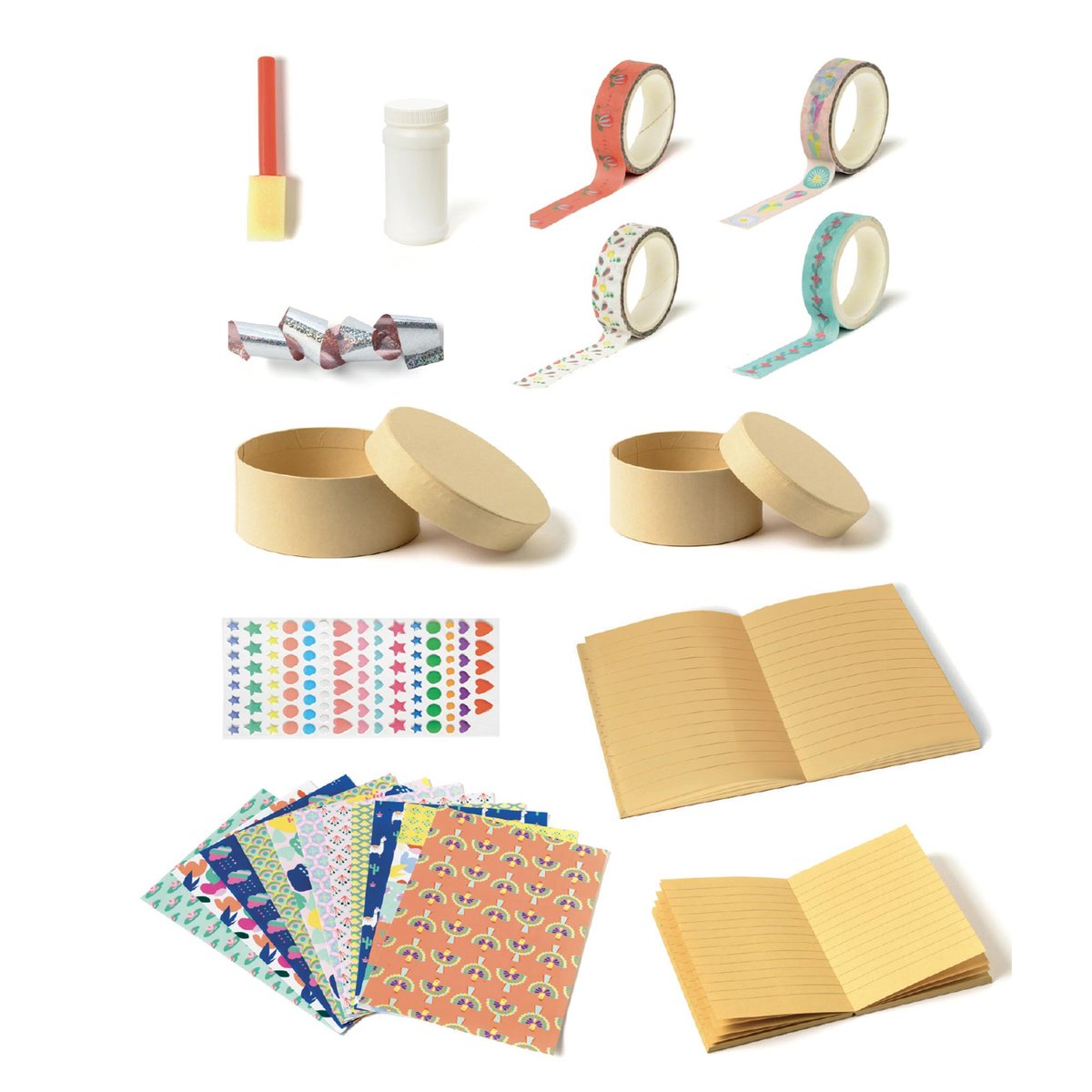 Boîtes et carnets à personnaliser blanc, OXYBUL