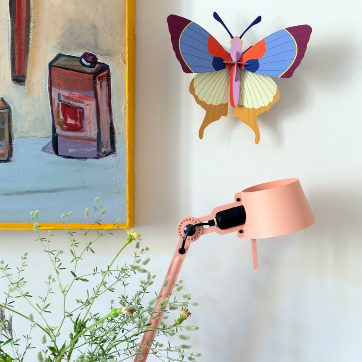 Papillon décoratif Plum Fringe Butterfly multicolore, STUDIO ROOF