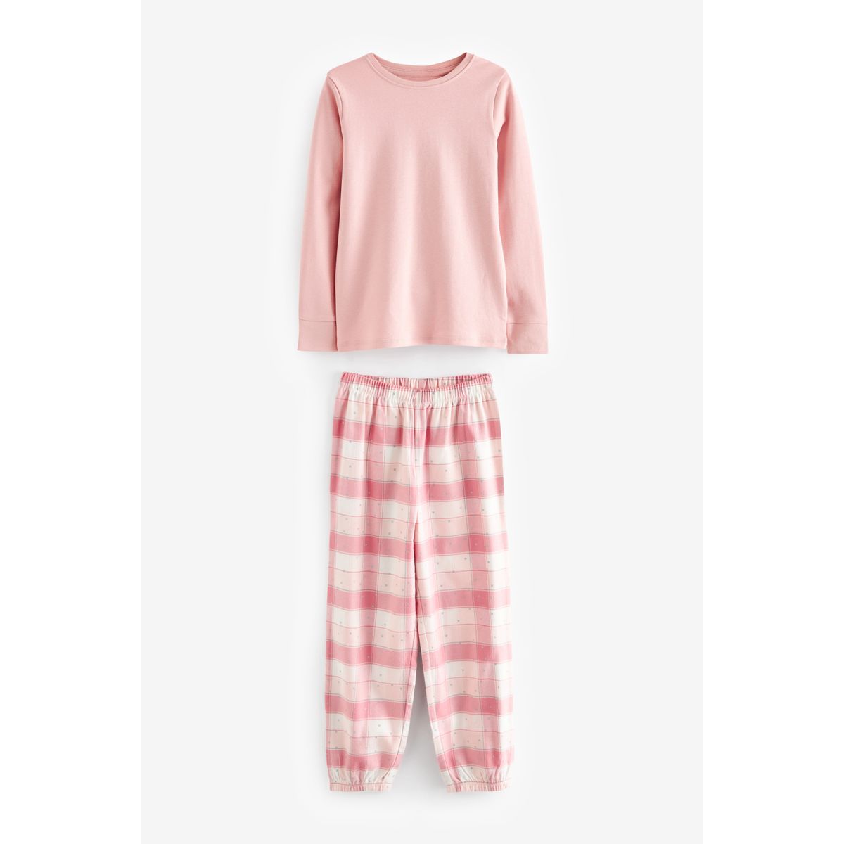 Pyjama tissé aux carreaux rose, NEXT