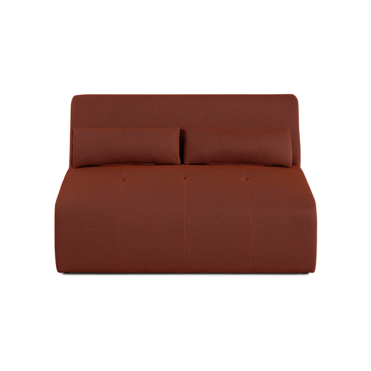 Canapé fixe 2 places - ONYX terracotta, BEST MOBILIER