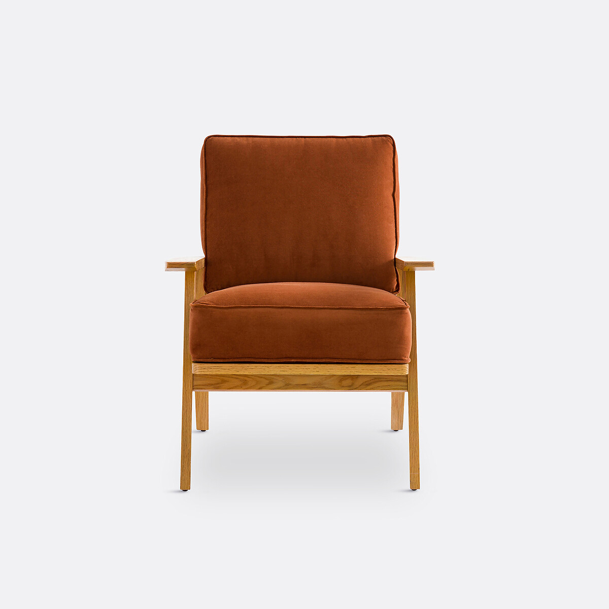 Fauteuil vintage Linna terracotta, LA REDOUTE INTERIEURS