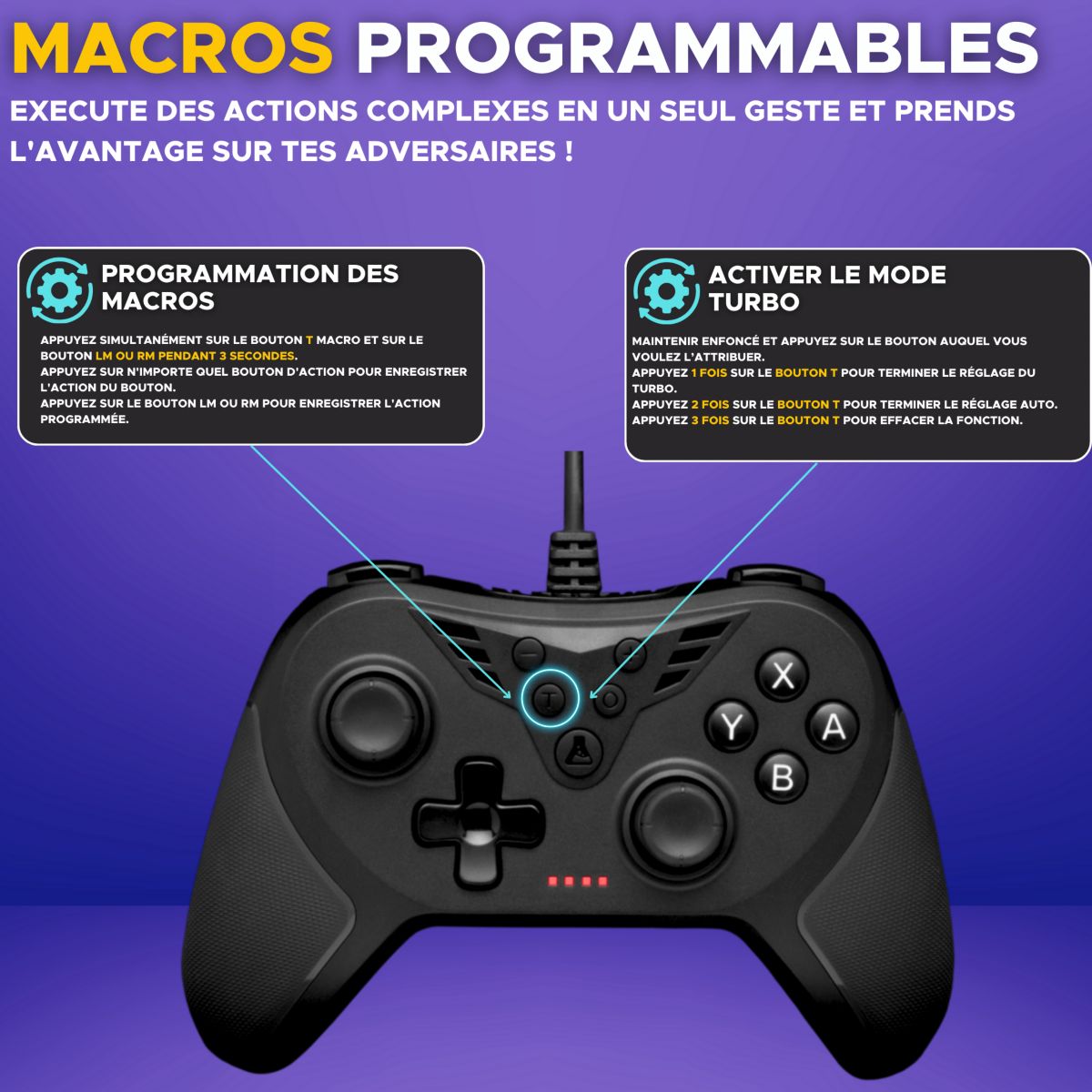 Manette K PAD HELIUM couleur unique, THE G-LAB