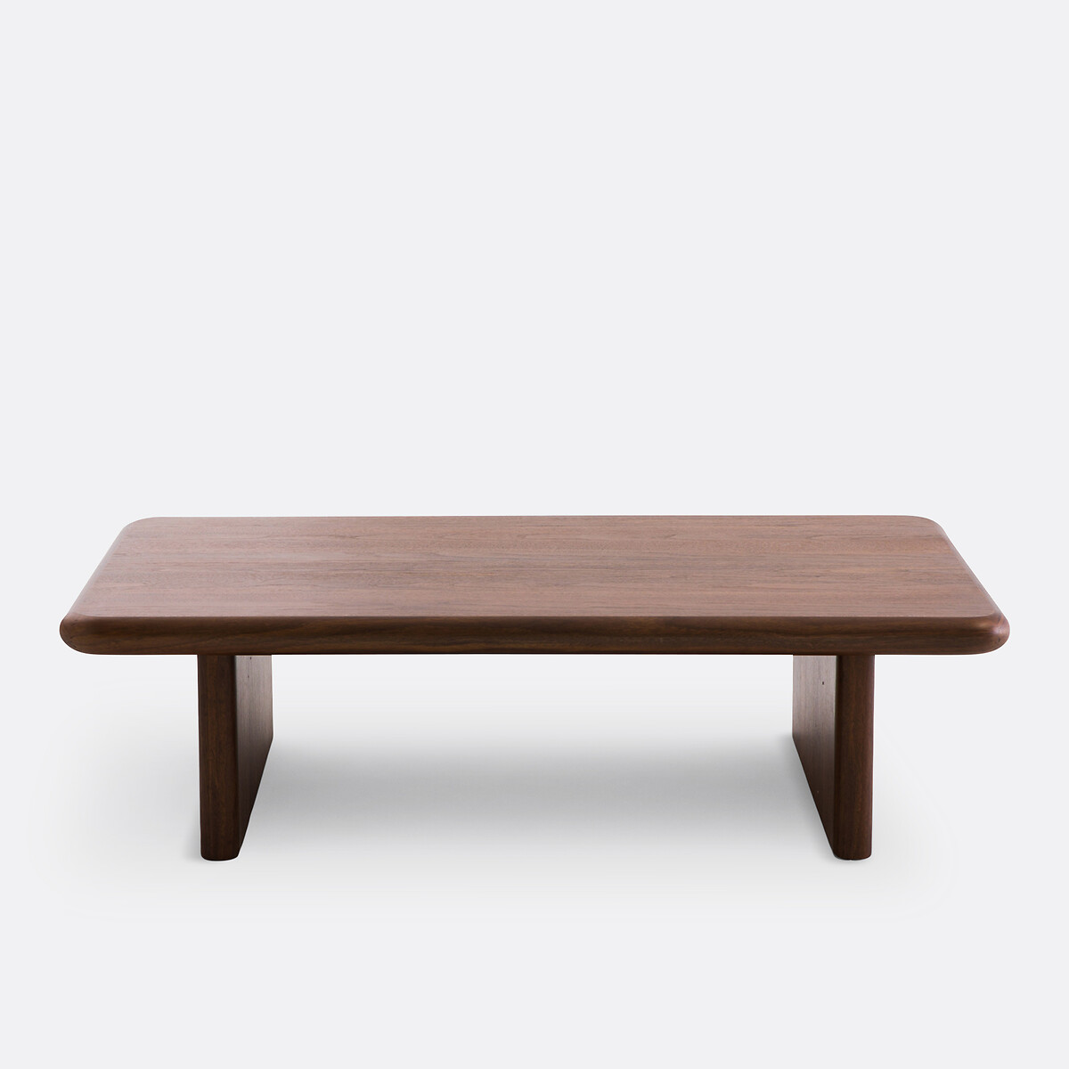 Salontafel in fineer notenhout, Curva notenhoutkleur, LA REDOUTE INTERIEURS