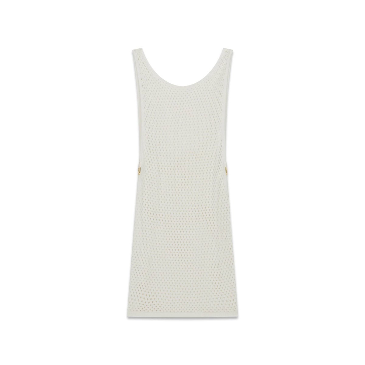 Robe Mini Au Crochet blanc, GUESS