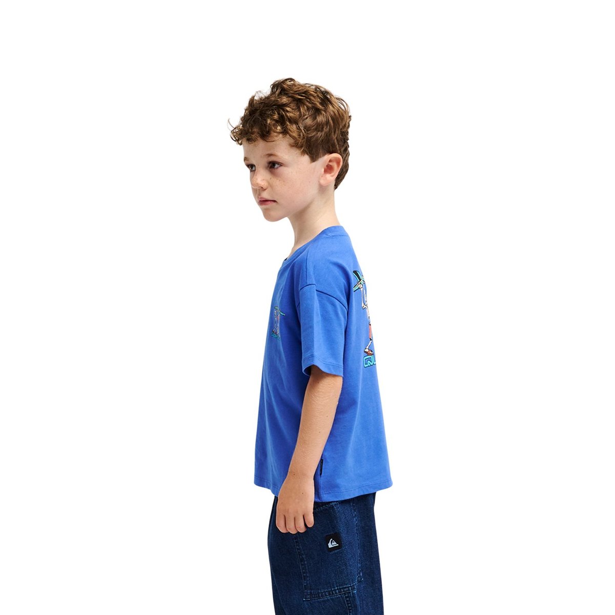Jean baggy JAM SESSION DENIM bleu dark denim, QUIKSILVER