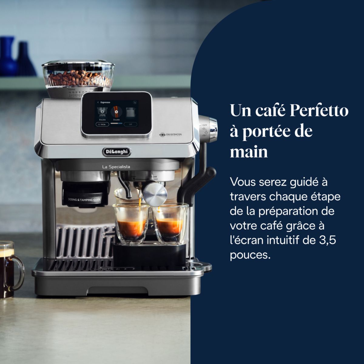 Machine à expresso La Specialista Touch EC9455.M couleur unique, DELONGHI