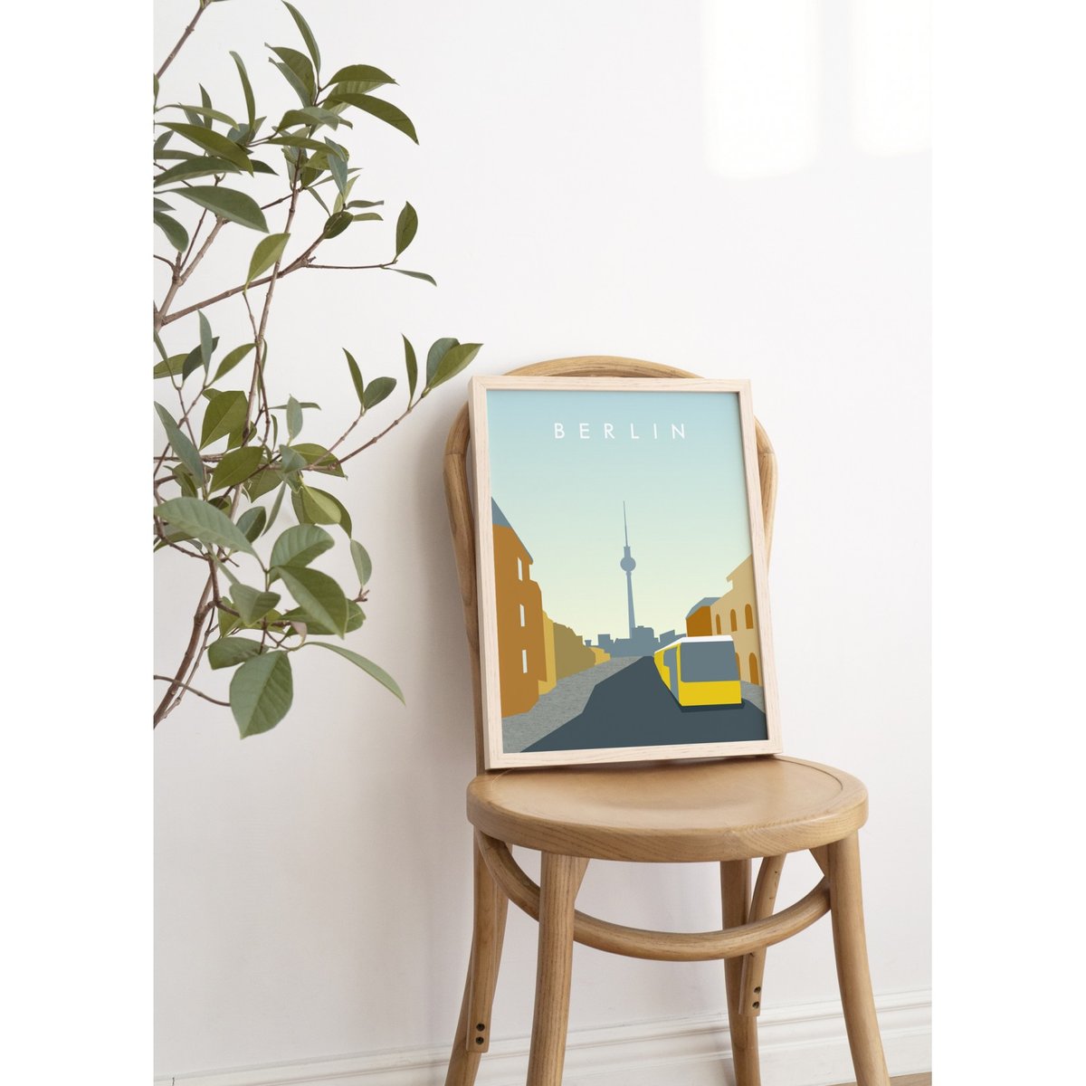 Affiche Berlin blanc, L'AFFICHERIE