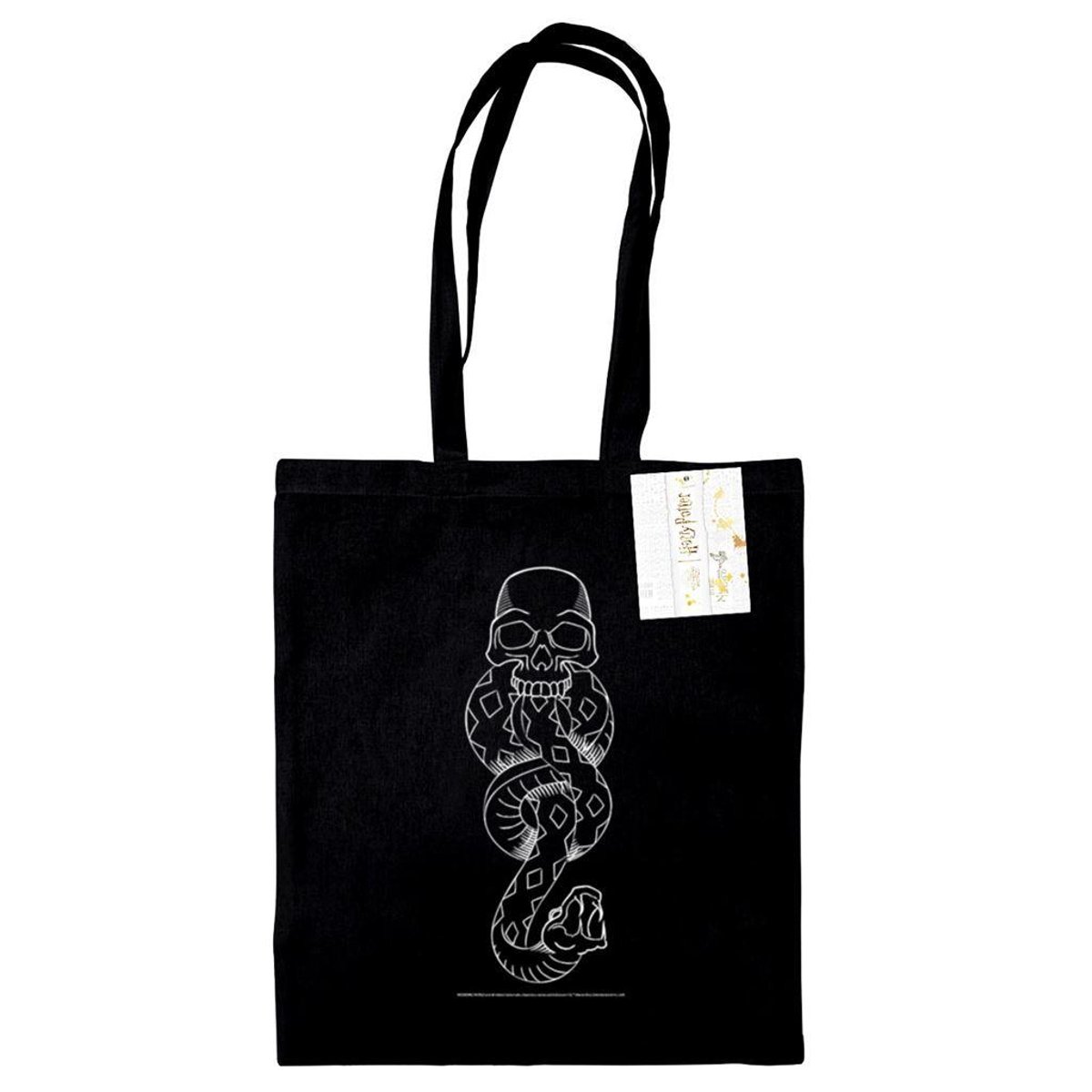 Tote bag motif/style Marque des Ténèbres noir, HARRY POTTER