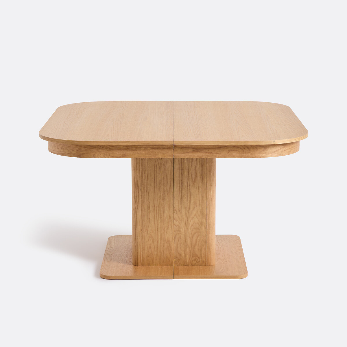 Mesa de jantar extensível, folheado de carvalho, 4 a 12 lugares, TOMAS cor carvalho, LA REDOUTE INTERIEURS