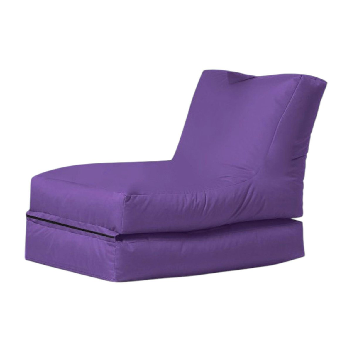Chilienne de jardin dépliable en tissu imperméable ARTA violet, PIER IMPORT