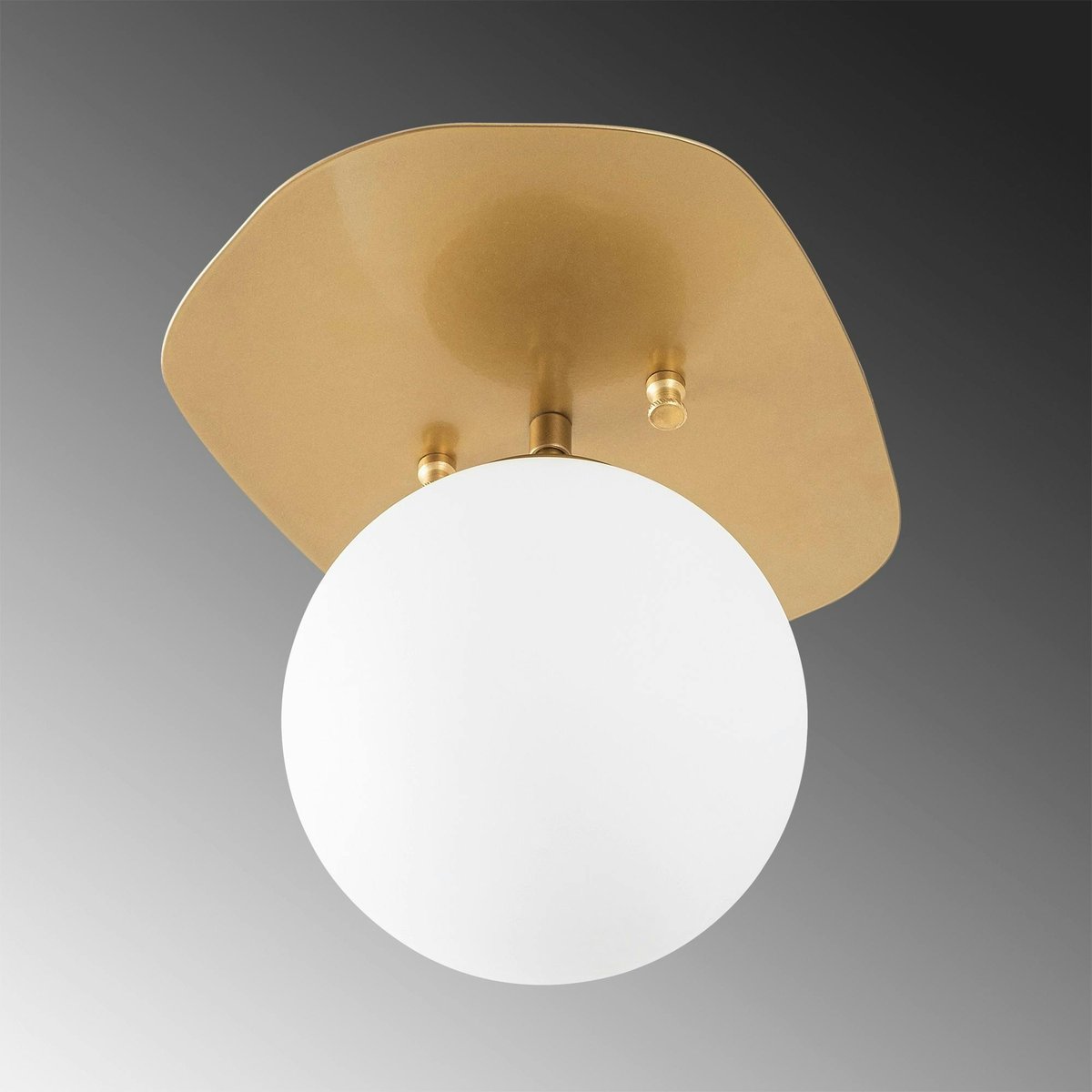 Plafonnier globe – finition dorée chic SIERRE doré, PIER IMPORT
