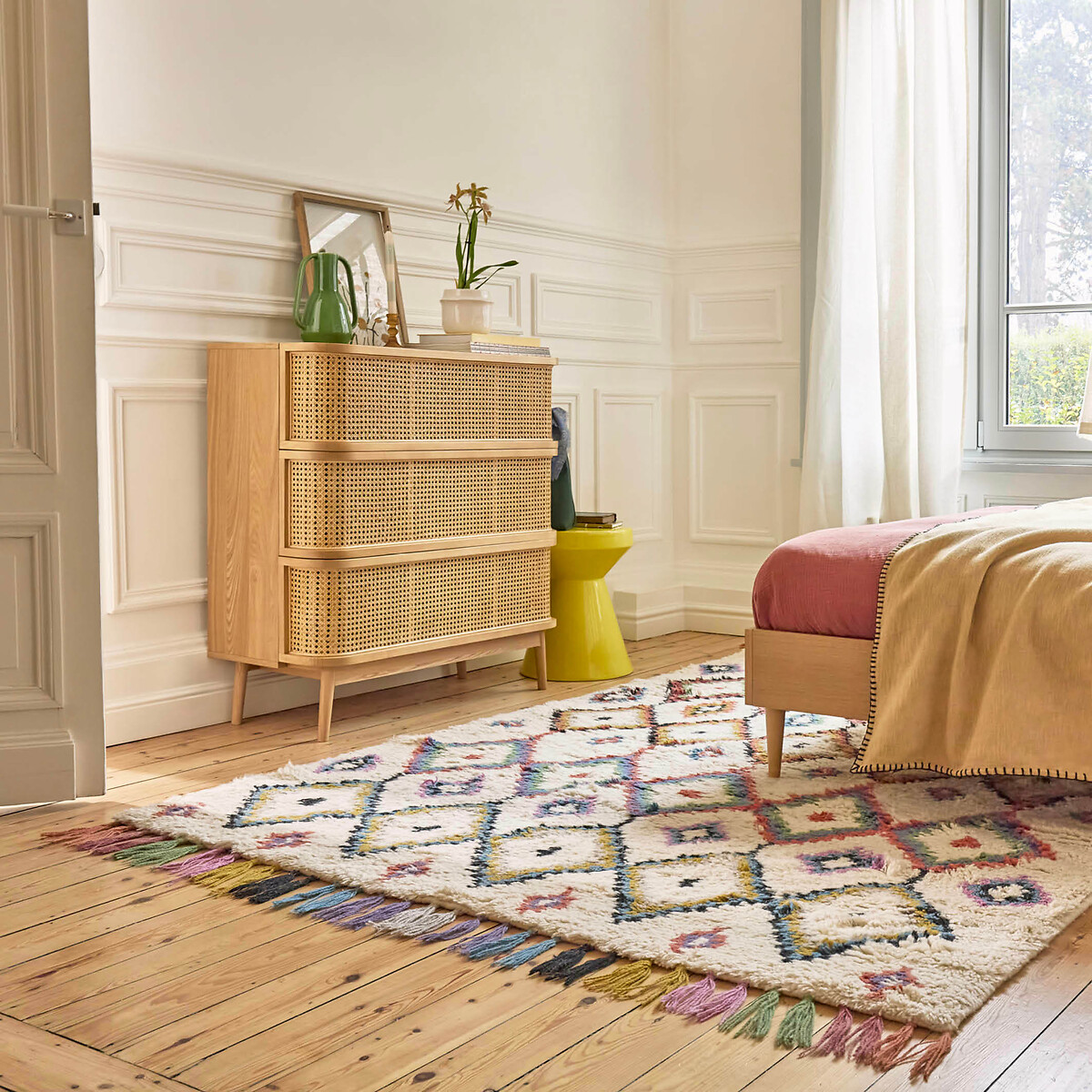Tapis style berbère en 100% laine, Ourika multicolore, LA REDOUTE INTERIEURS
