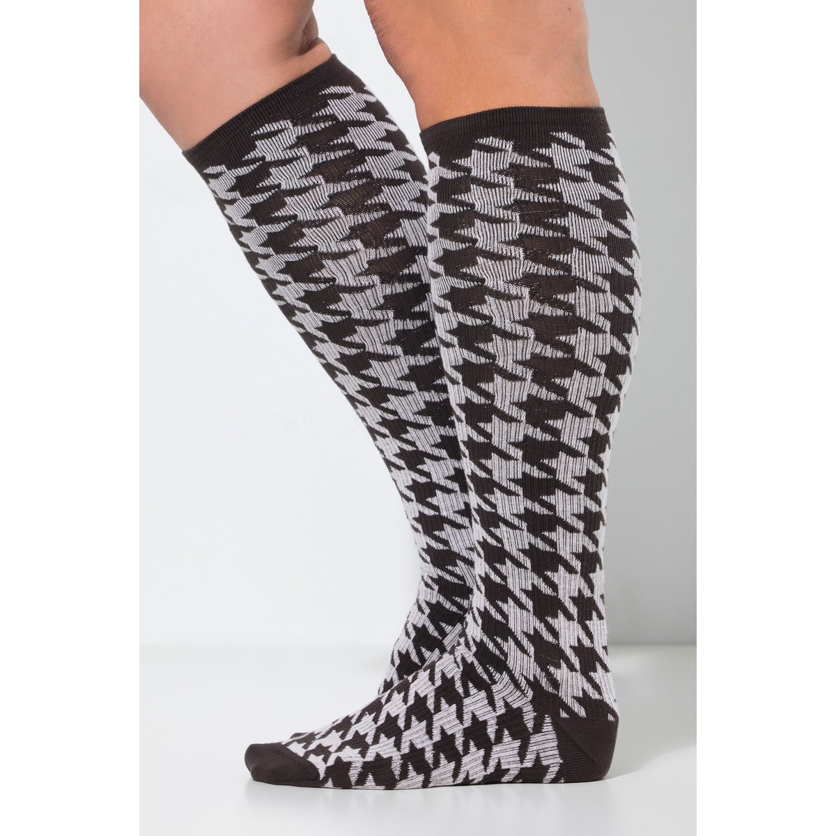 Chaussettes de compression jusqu’aux genoux marron pin, ULLA POPKEN