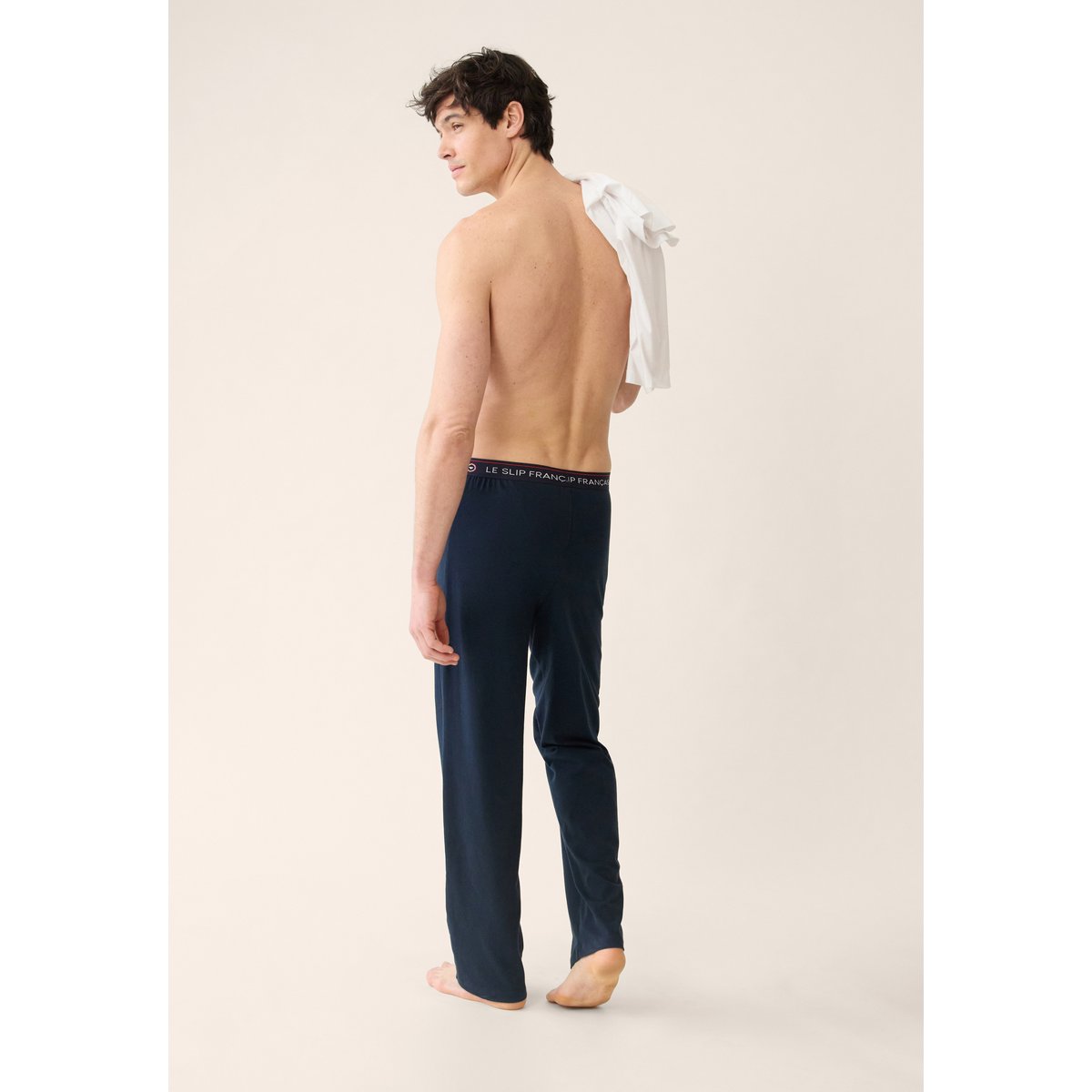 Ensemble pyjama haut   anthracite et pantalon vert en coton Superbe & Invincible blanc bleu marine, LE SLIP FRANCAIS