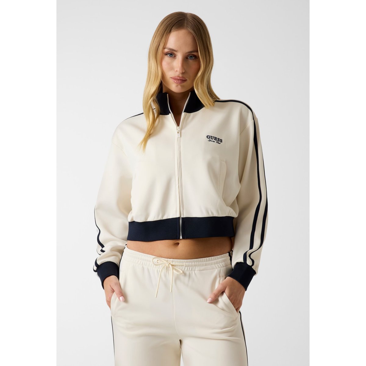 Sweatshirt Court blanc, GUESS