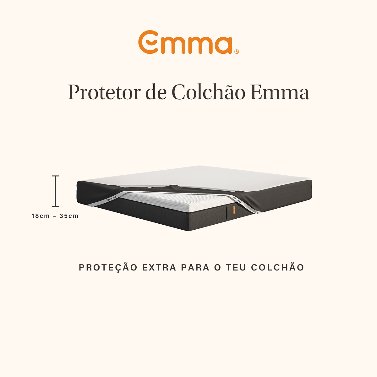 Protetor de Colchão Emma, Emma branco, EMMA