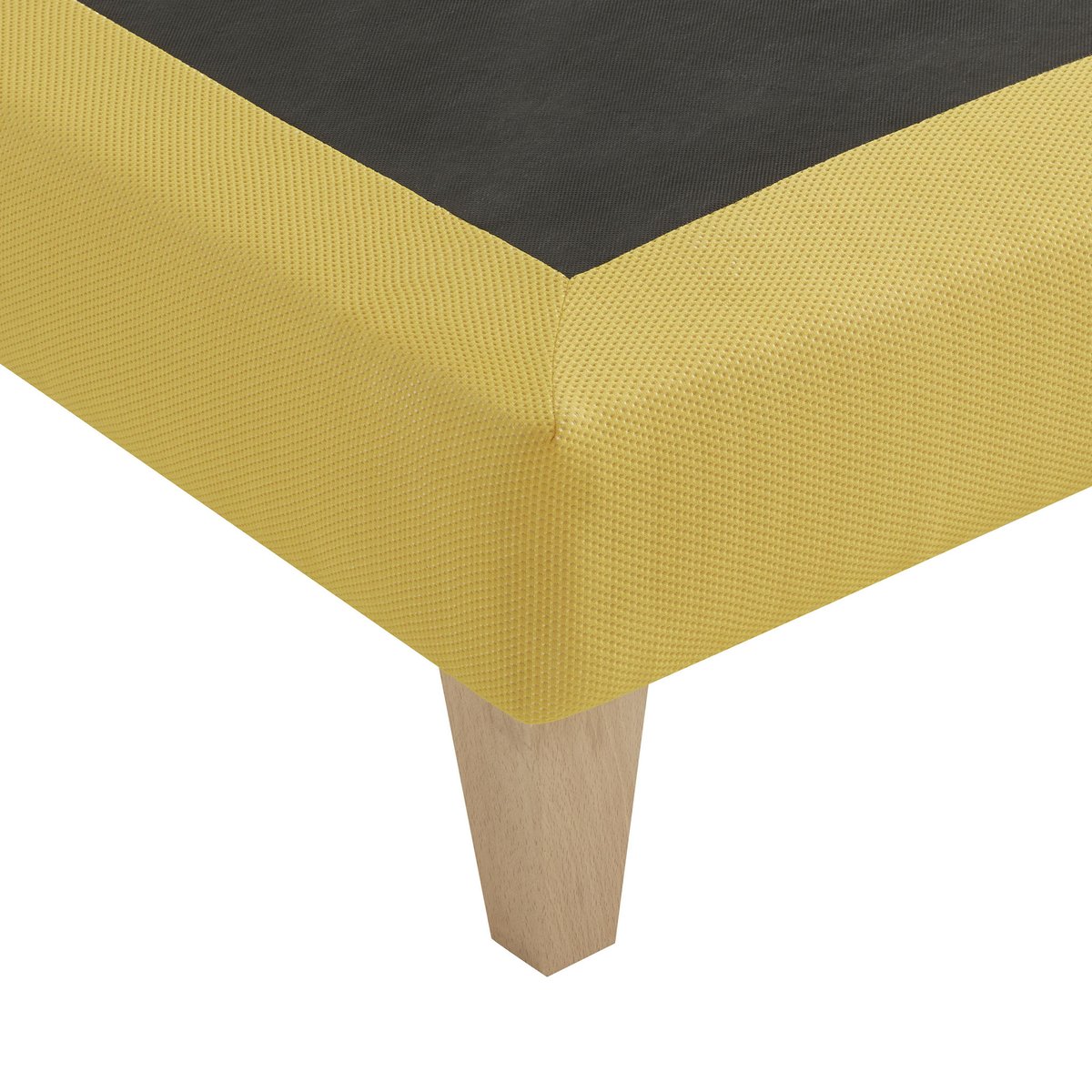 Ensemble matelas mousse, sommier, pieds et tête de lit Aurore 300 blanc, SOMEO