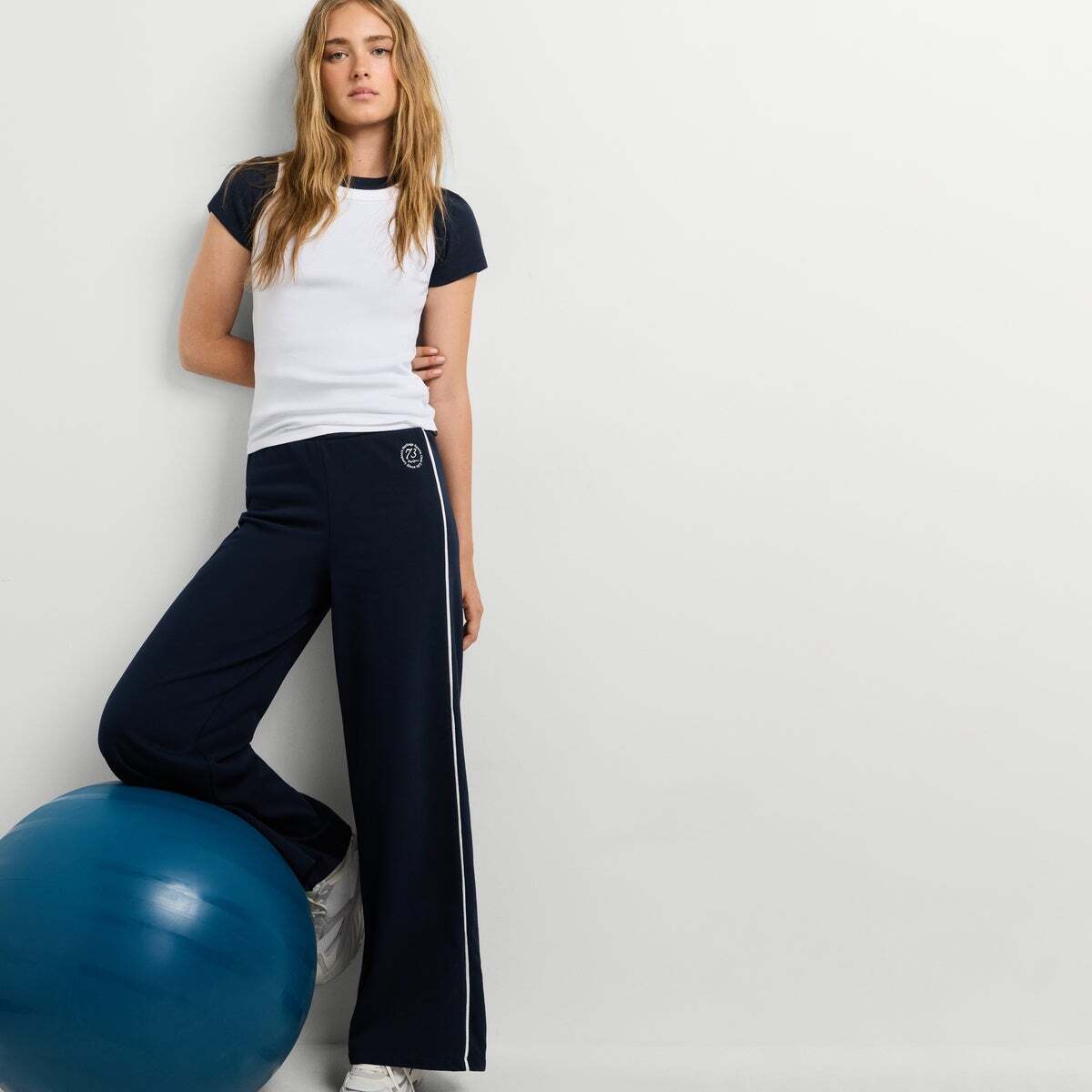 Pantalon Jogger Coupe Droite bleu dulwich, PEPE JEANS