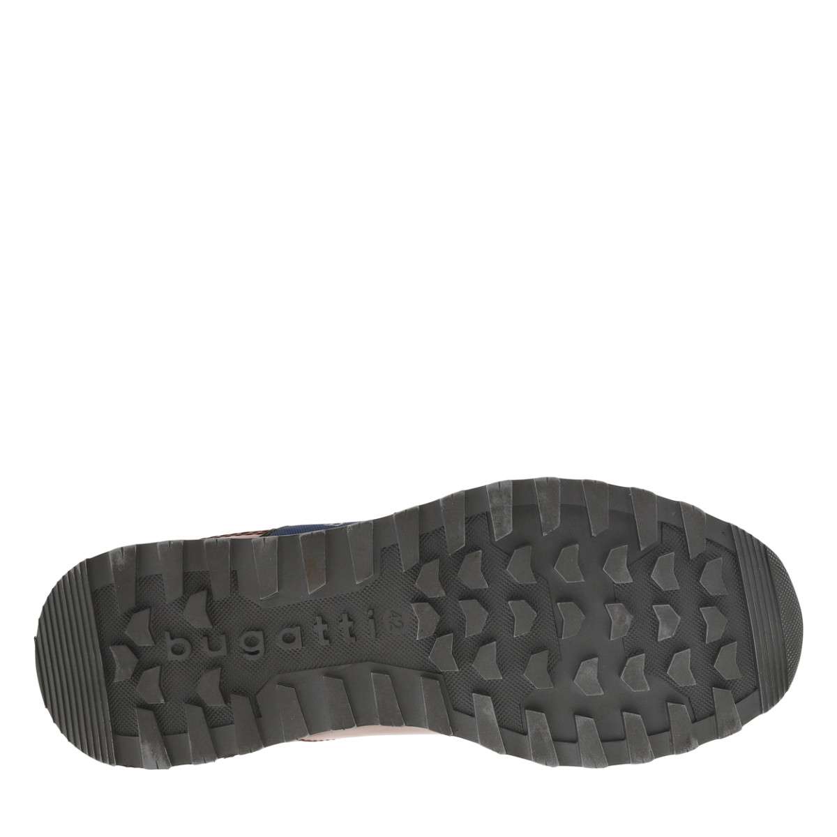 Sneakers cuir talon plat marron, BUGATTI