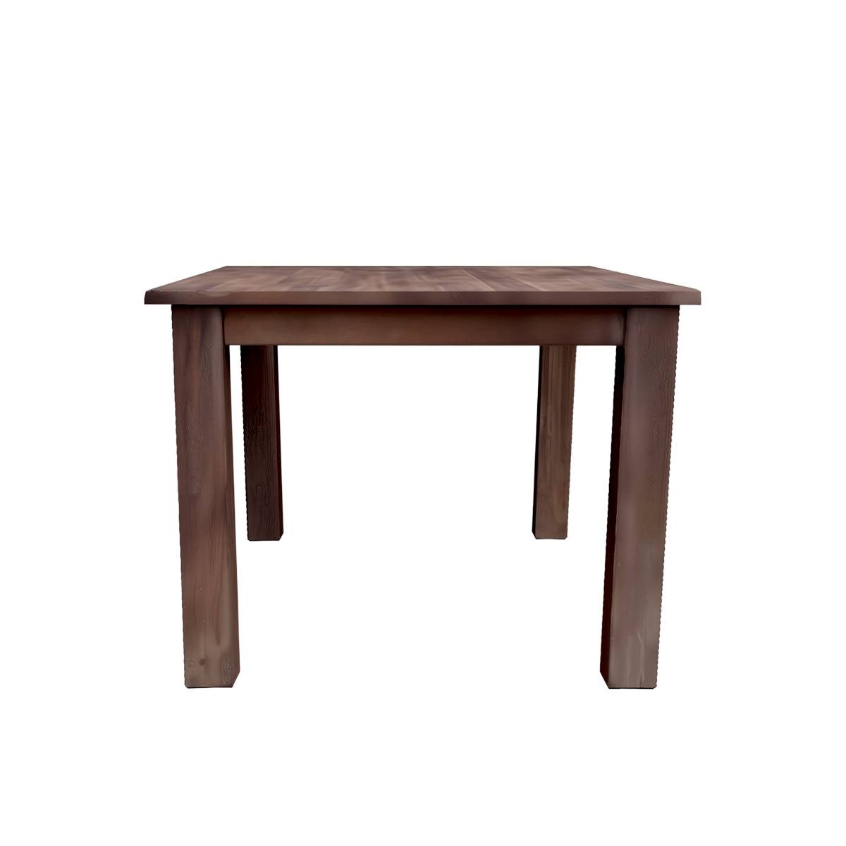 Table à manger en bois recyclé INDRA bois foncé, MADE IN MEUBLES