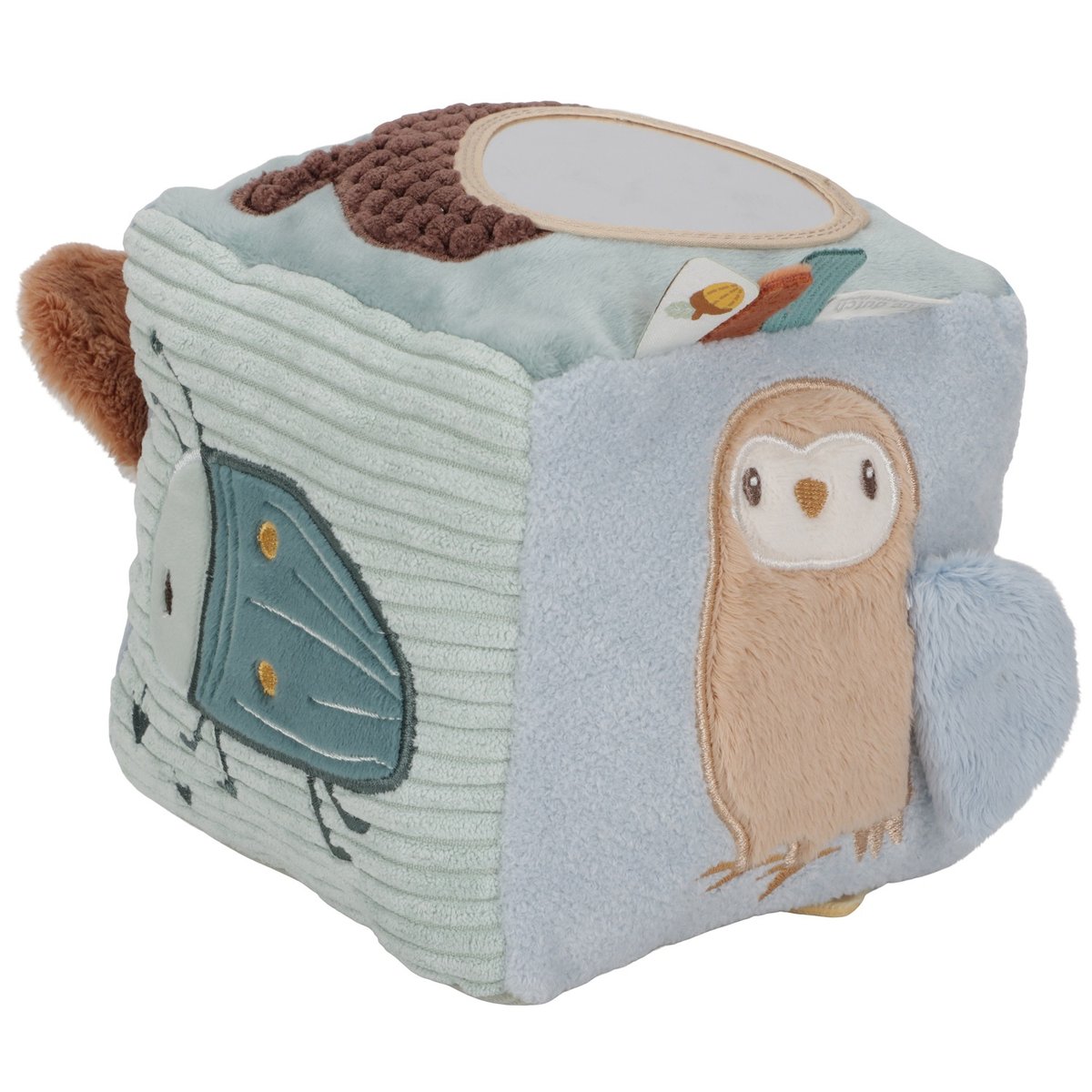 Cube d'activités bleu, beige, multicolore, marron, LITTLE DUTCH