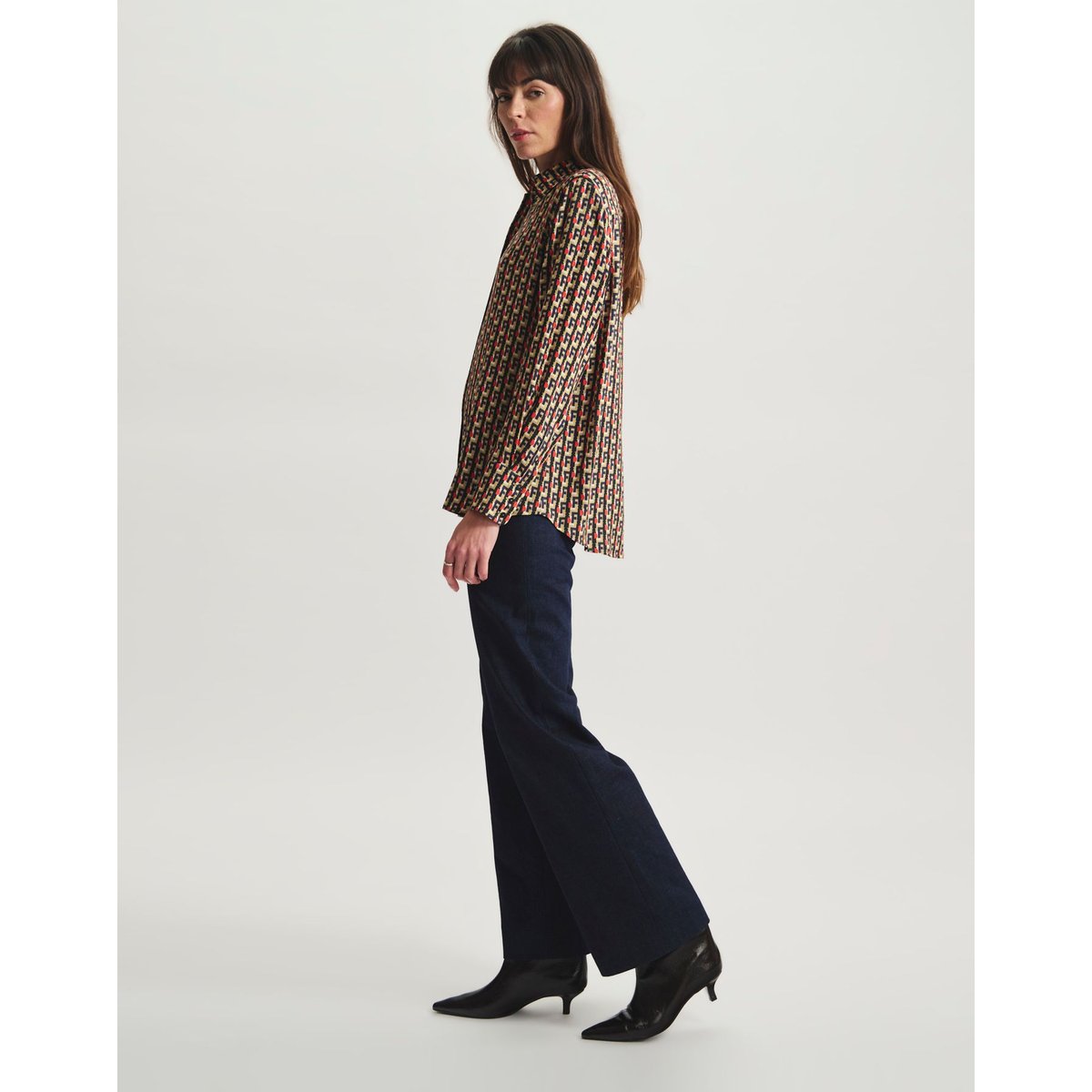Chemise Maureen en viscose multicolore, INES DE LA FRESSANGE PARIS