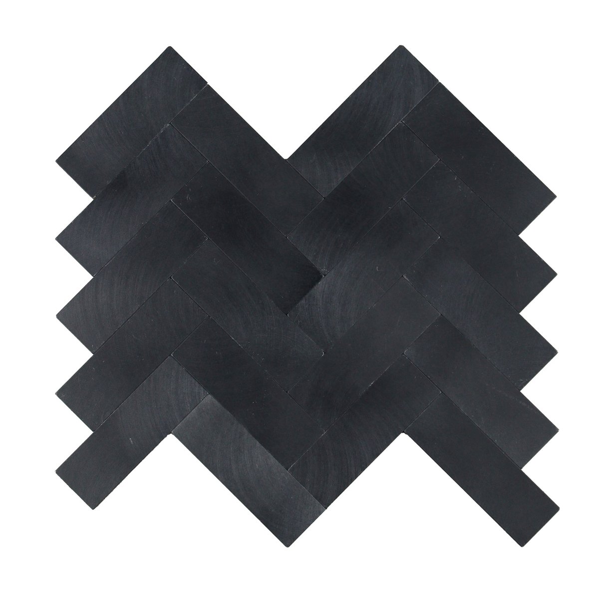 Crédence adhésive murale 3D - Effet chevron 4 pièces couleur unique, DOUCEUR D'INTÉRIEUR