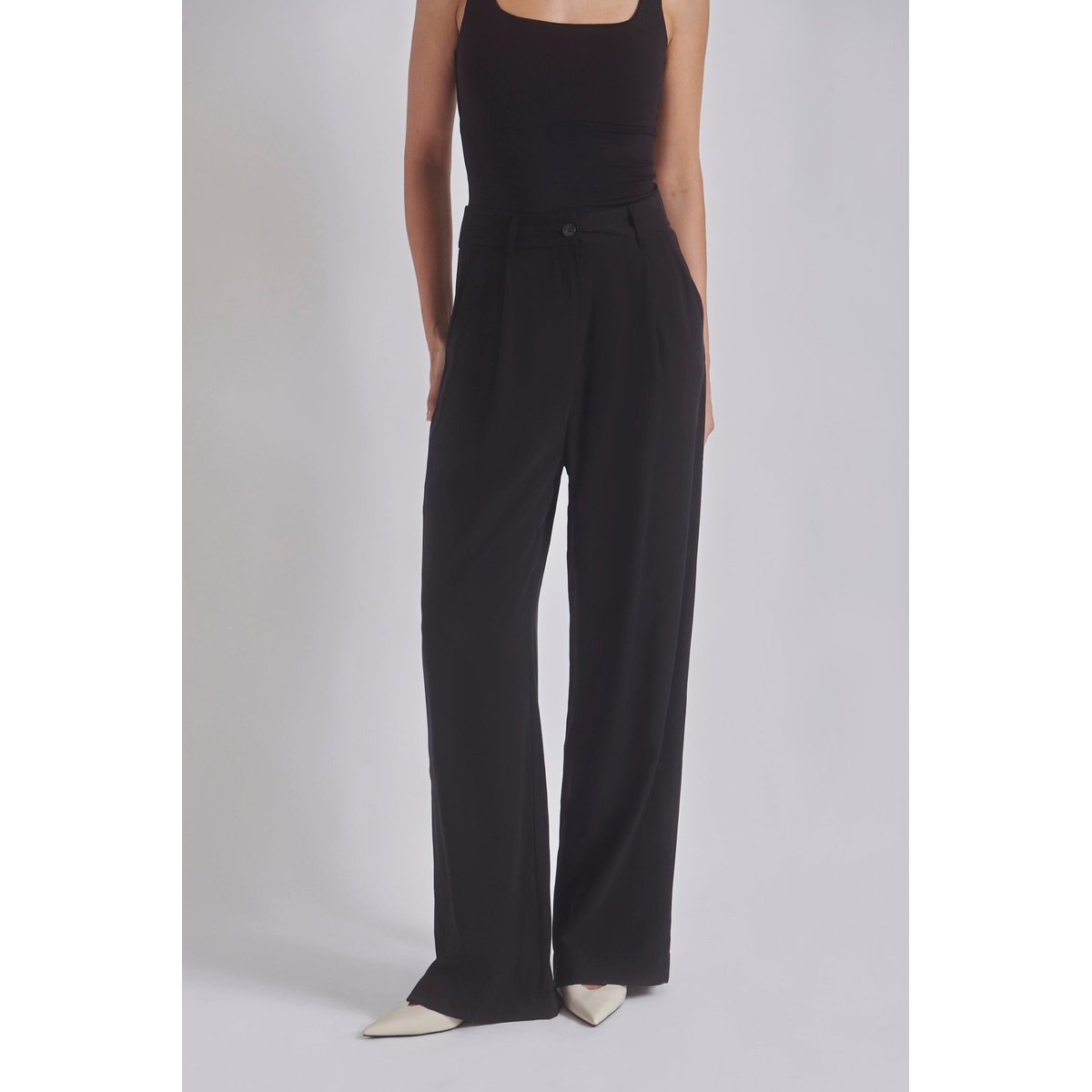 Pantalon ajusté MANDELA noir, BENOA