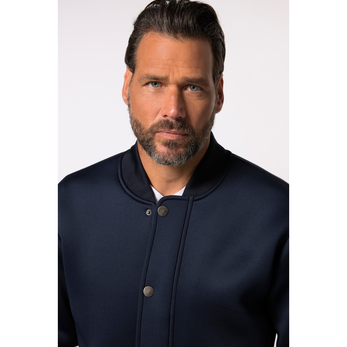 Veste en tissu cuba bleu marine, JP1880