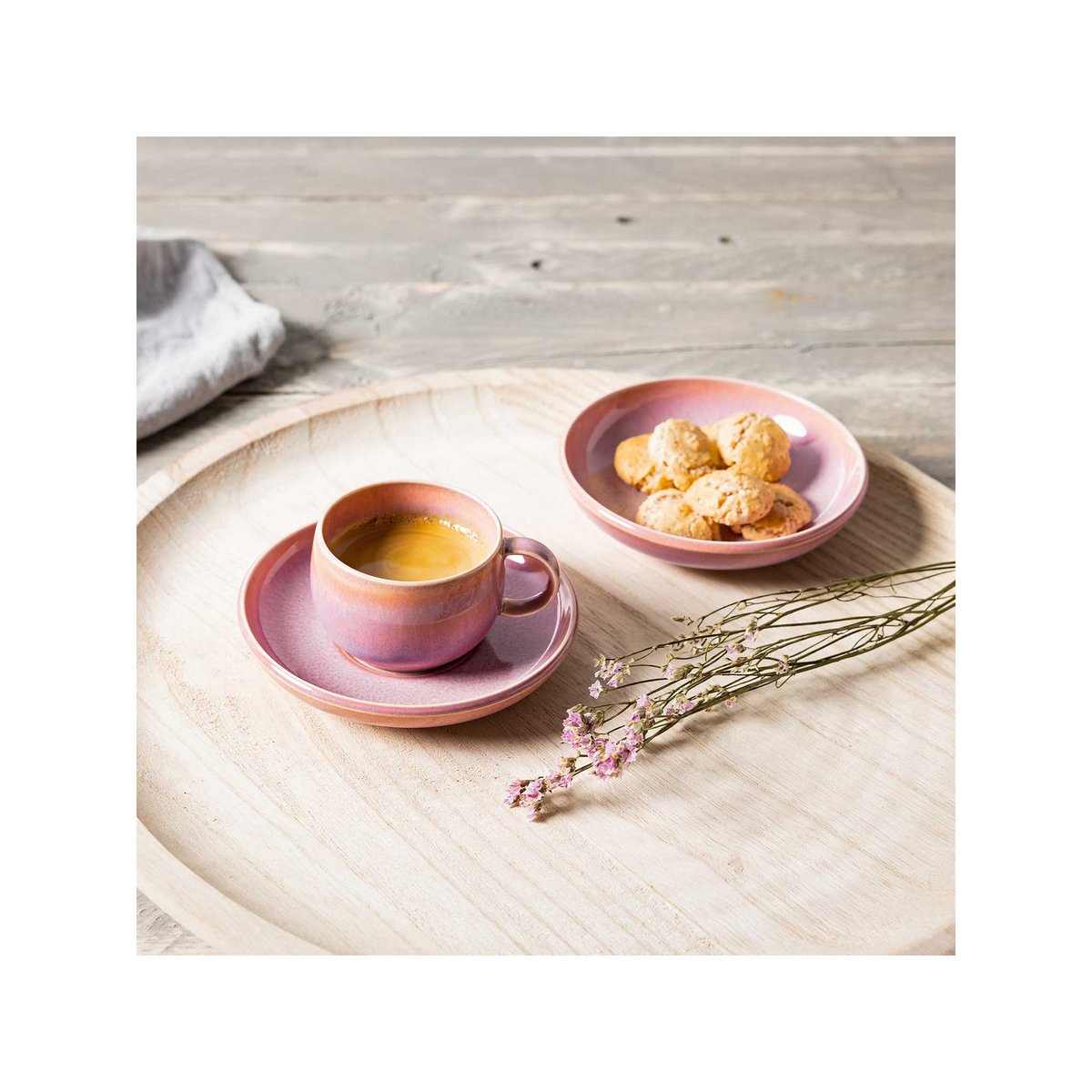 Tasse A Espresso PERLEMOR rose pâle, LIKE. BY VILLEROY & BOCH