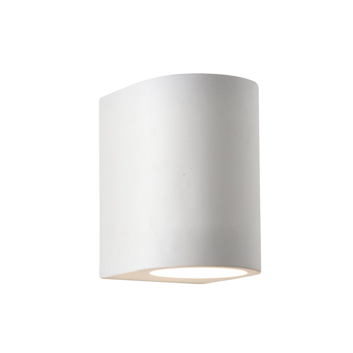 Poole White Plaster Curved Wall Light white, SO'HOME