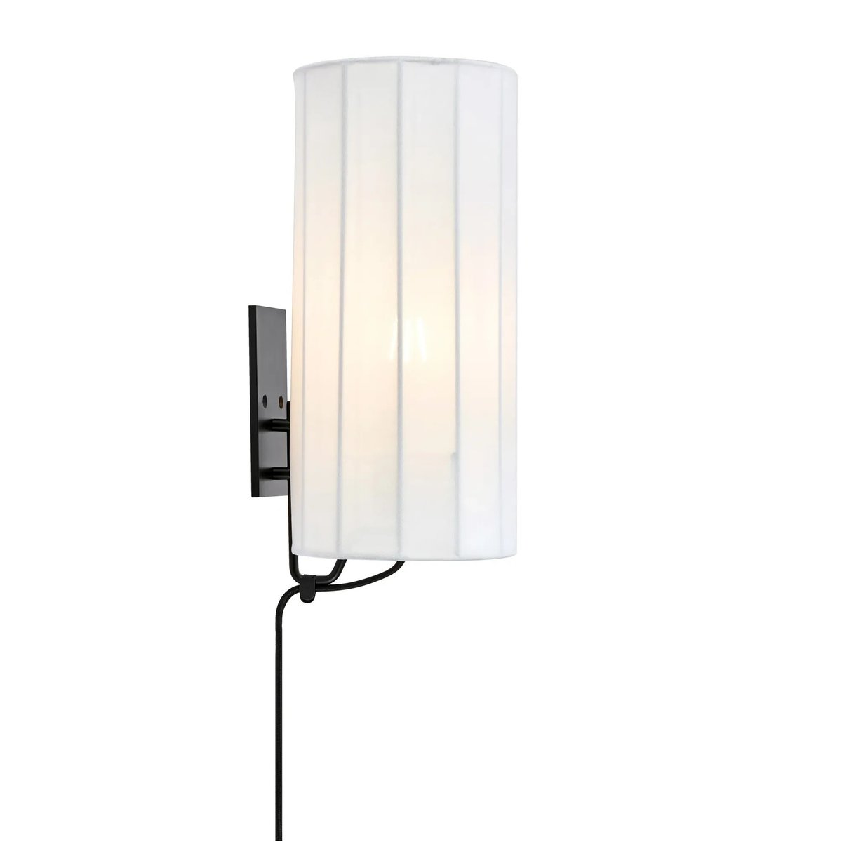 Applique murale en tissu HIKARI blanc, MARKSLOJD