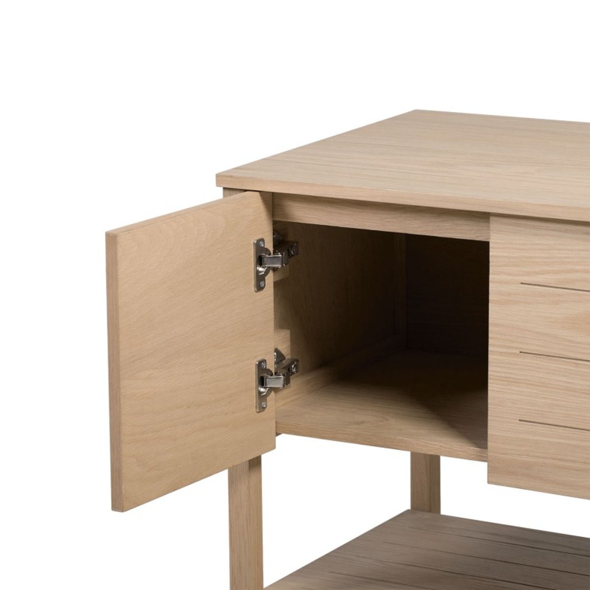 Meuble simple +vasque +miroir ATOLL bois clair, MOB IN