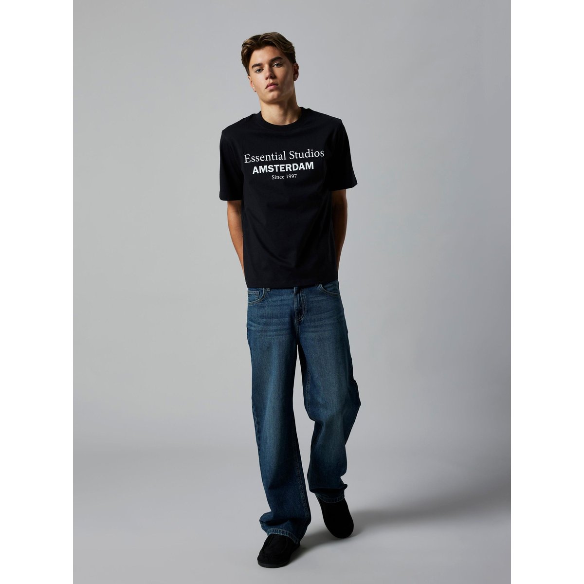 T-Shirt noir - black, NAME IT