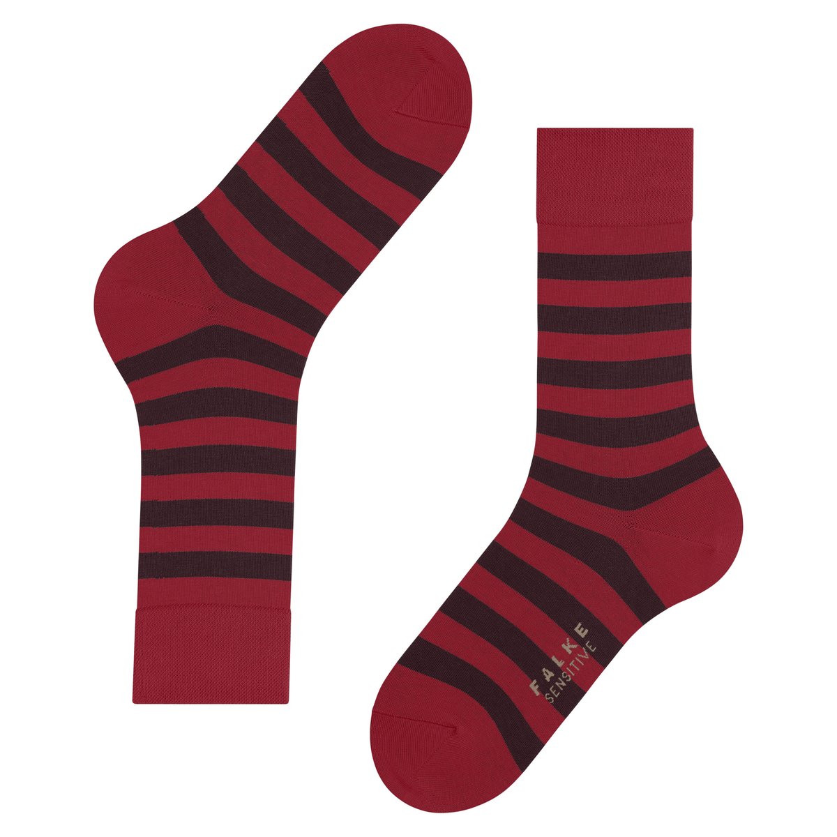 Chaussettes Sensitive Mappd Line rouge, FALKE