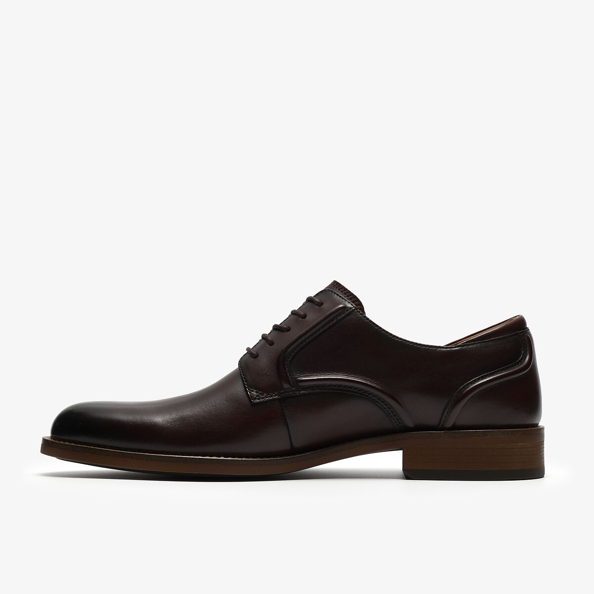 Richelieu en cuir, CRAFTREMI LACE marron, CLARKS