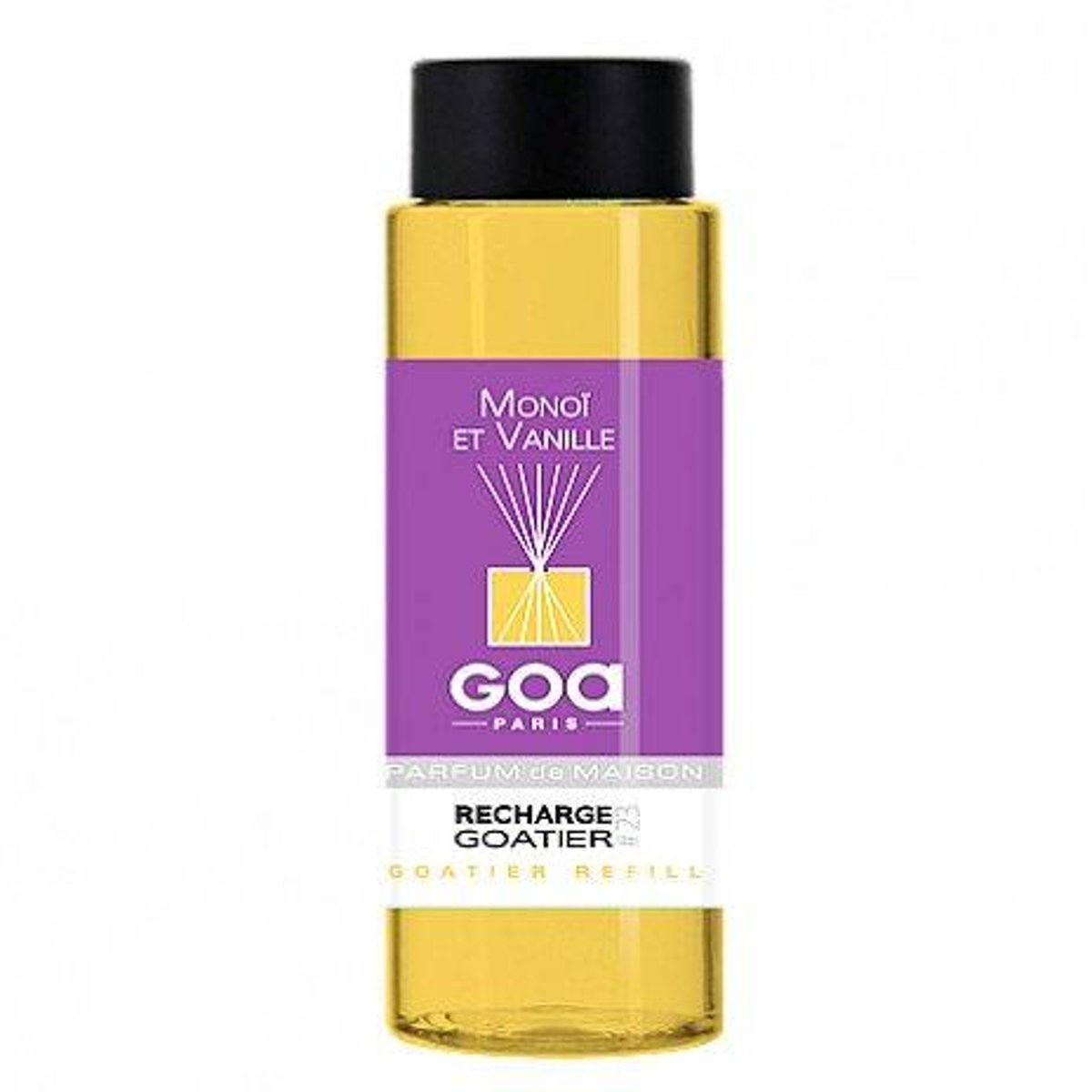 Parfum d'intérieur - Recharge Goatier 250ml Monoï et Vanille jaune, GOA