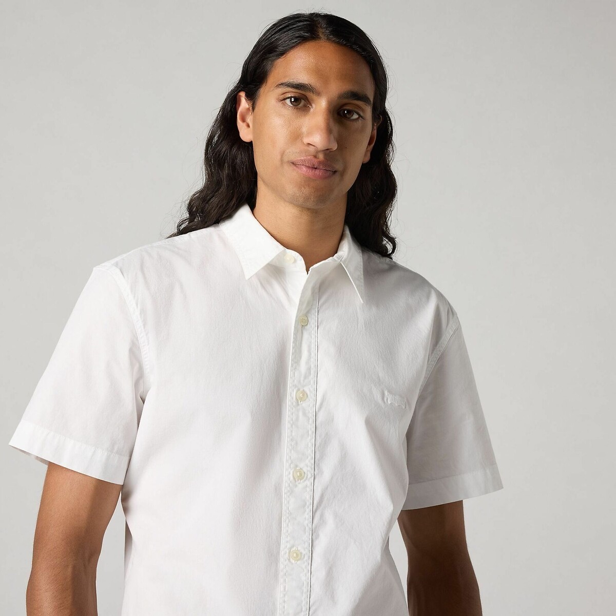 Plain Short Sleeve Shirt white, LEVI'S