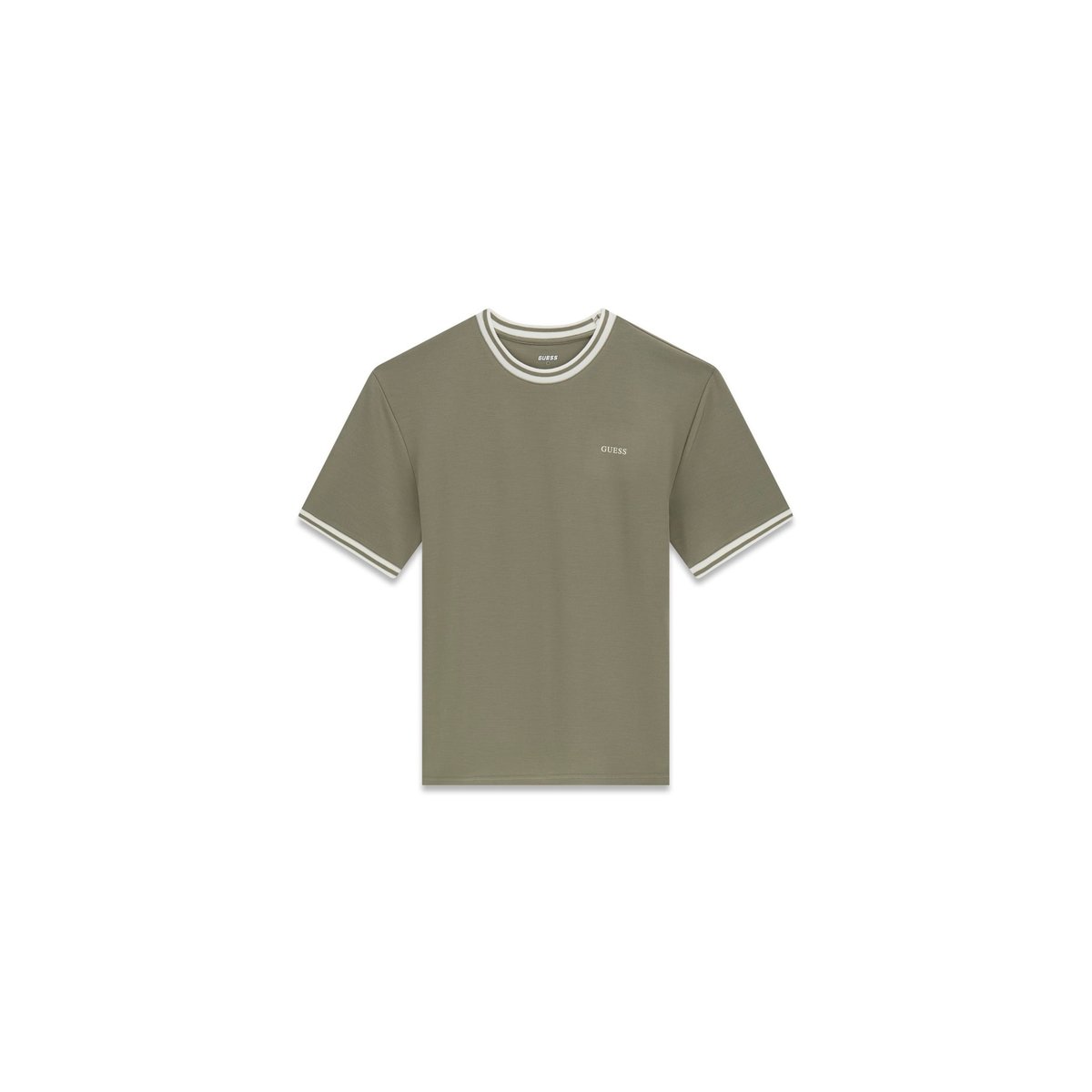 T-Shirt Avec Logo vert, GUESS