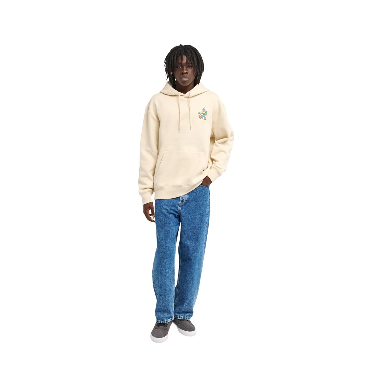 Sweat capuche PLANET HIKER beige oat milk, ELEMENT