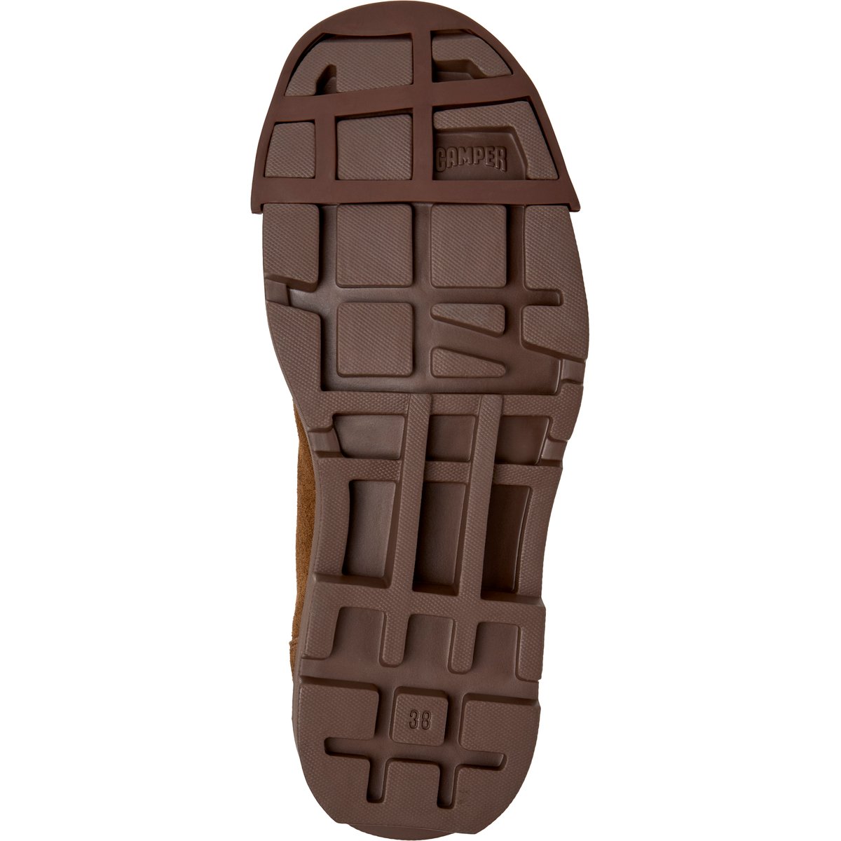 Bottines Junction Suede Leather brun moyen 005, CAMPER