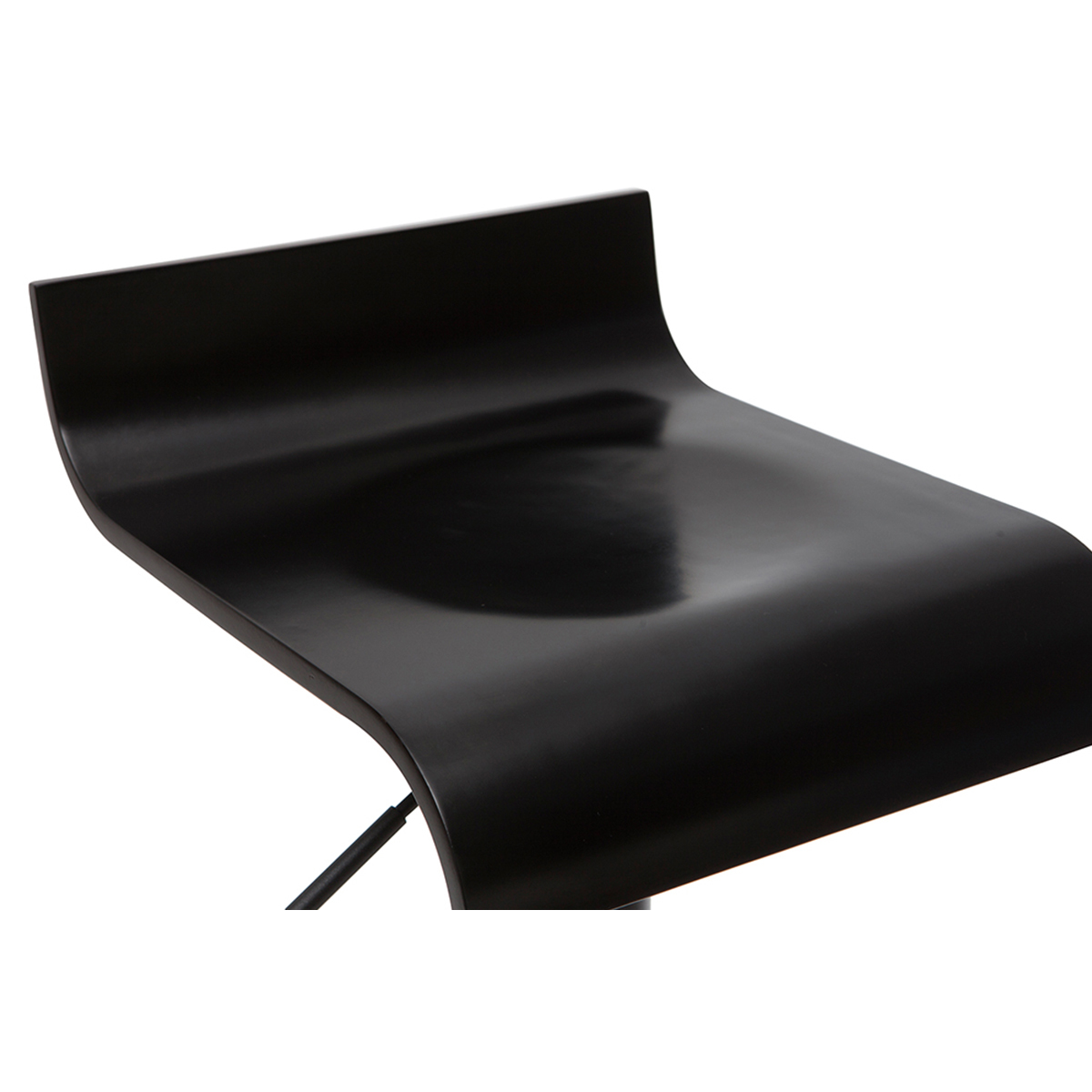 Tabourets de bar design noirs (lot de 2) SURF noir, MILIBOO