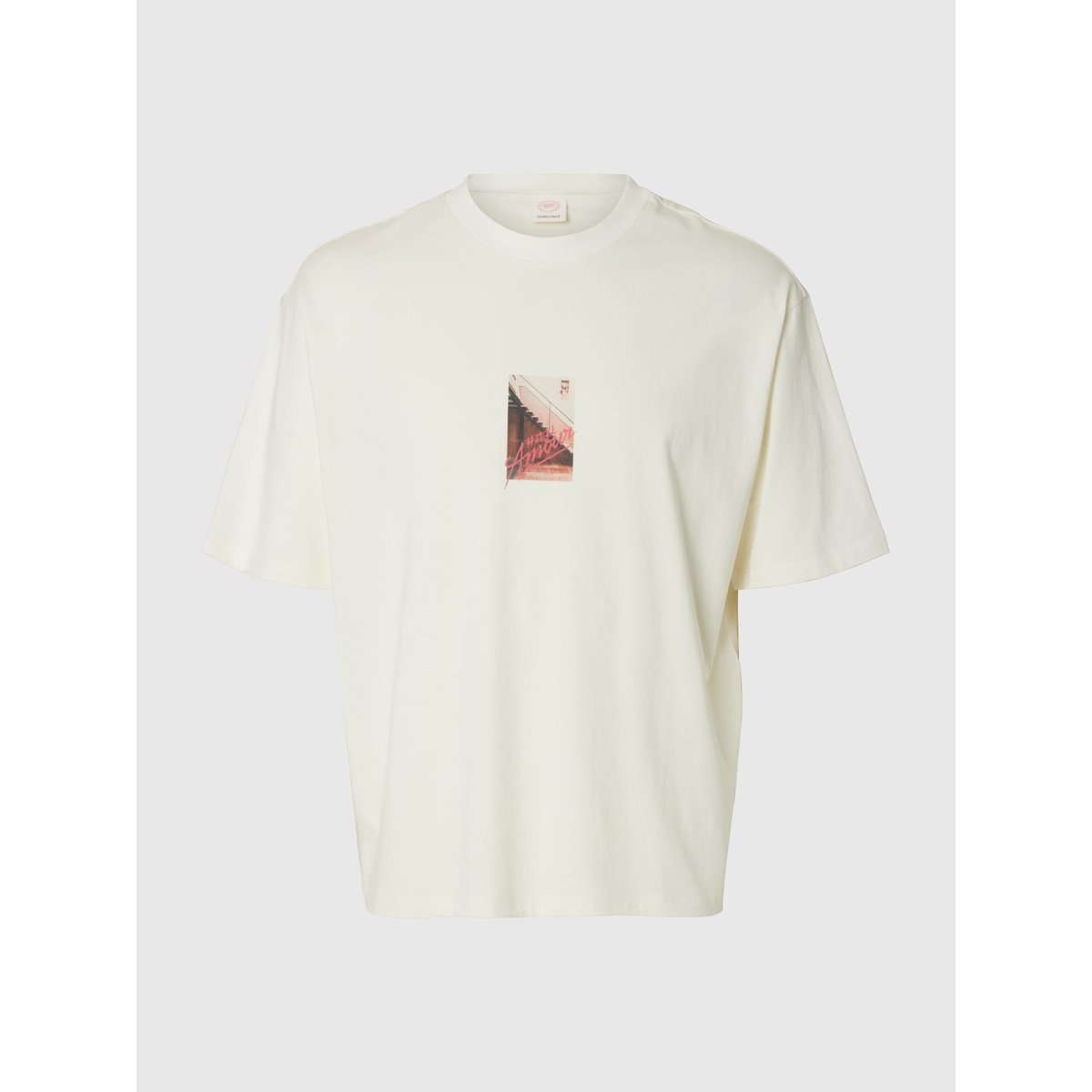 T-Shirt egret 1, SELECTED