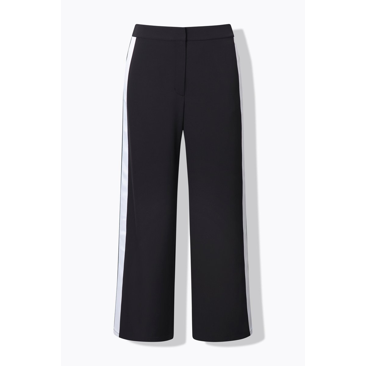 Pantalon Rose jambe large et taille noir, ULLA POPKEN