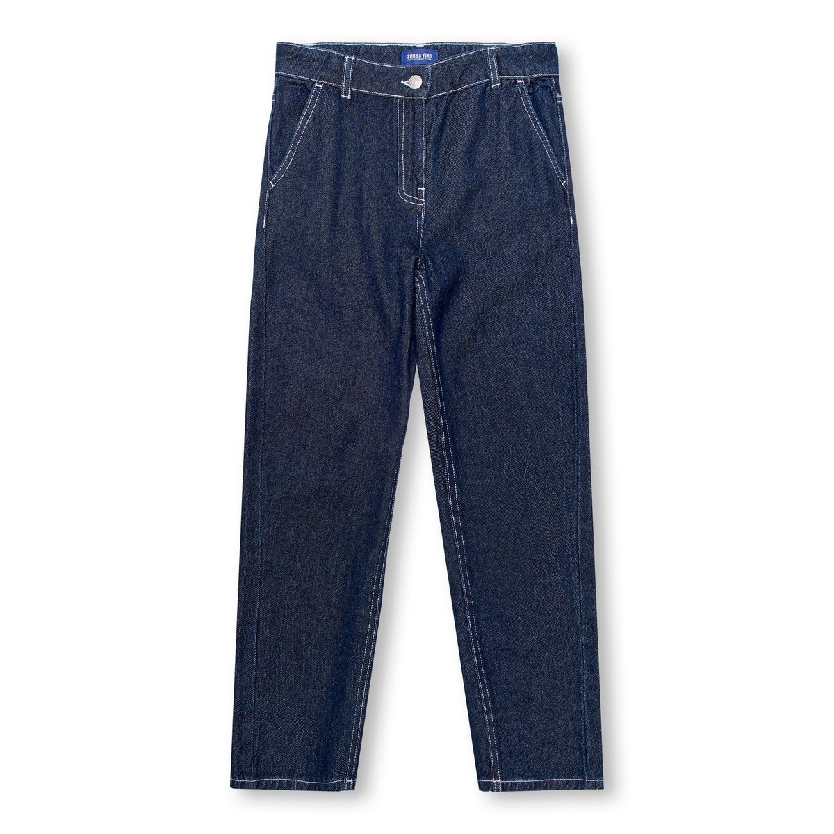 Jean À Coupe Ample dark blue denim, ONLY & SONS JUNIOR