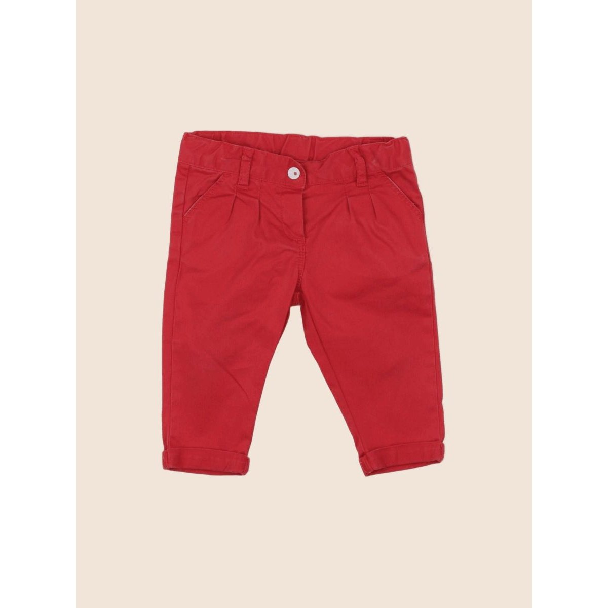 Pantalon - Etat satisfaisant rouge, PETIT BATEAU
